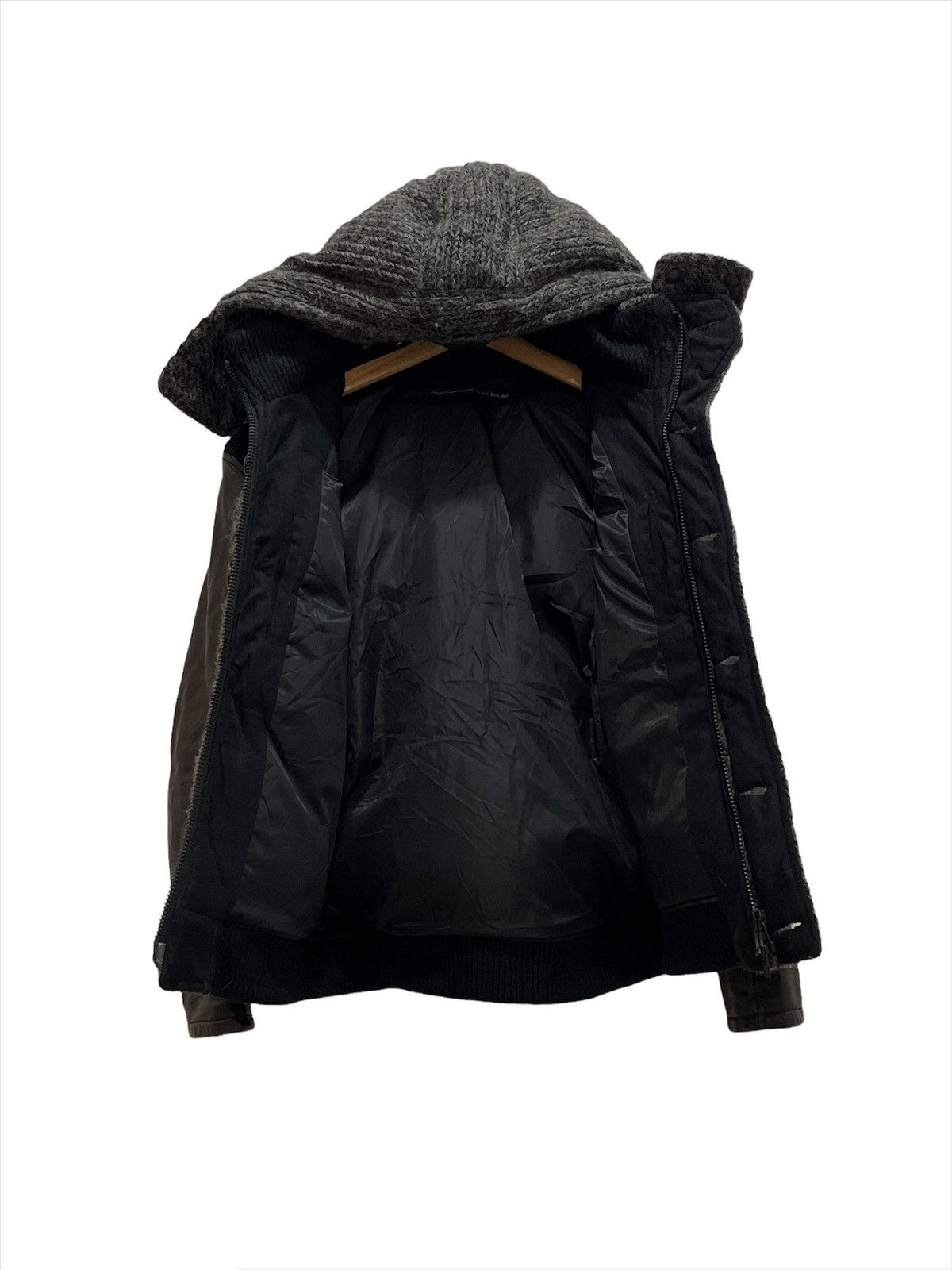 Issey Miyake × Tete Homme Tete Homme by Issey Miyake Wool Bomber Jacket Size US M / EU 48-50 / 2 - 7 Thumbnail