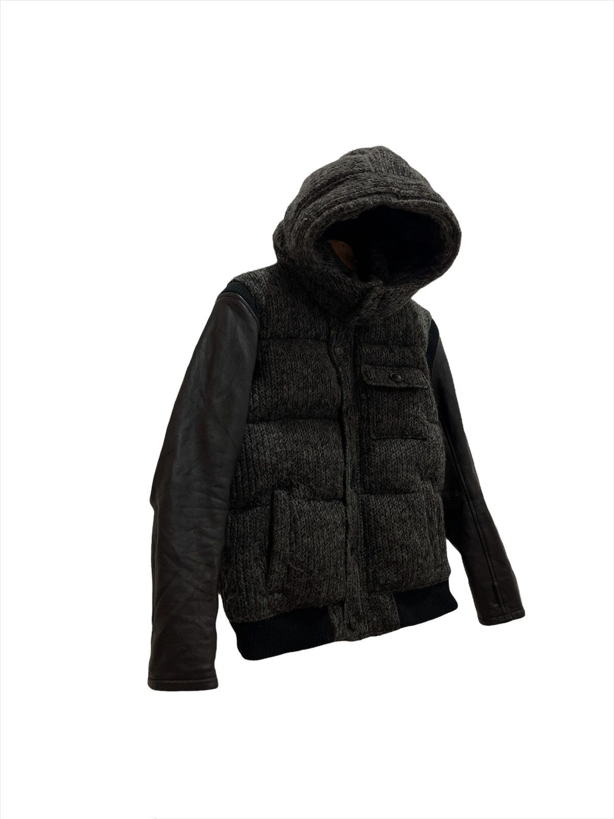 Issey Miyake × Tete Homme Tete Homme by Issey Miyake Wool Bomber Jacket Size US M / EU 48-50 / 2 - 3 Thumbnail