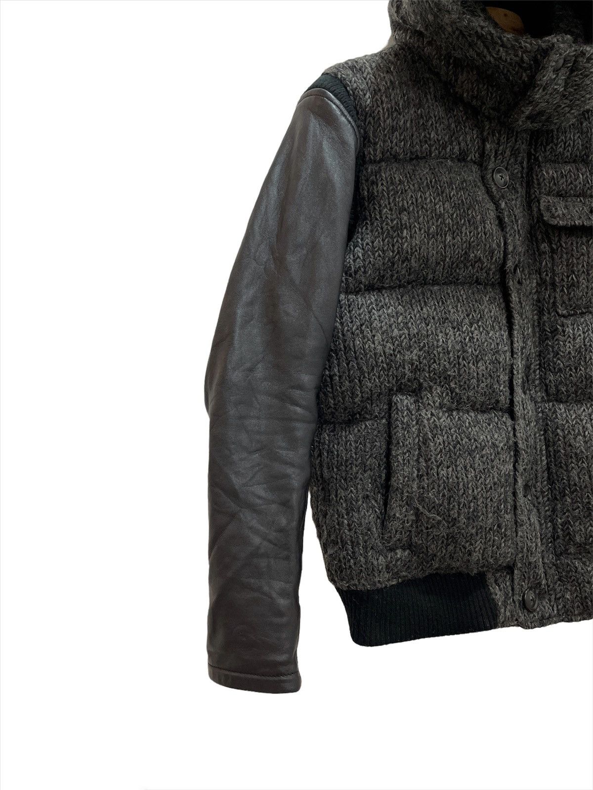 Issey Miyake × Tete Homme Tete Homme by Issey Miyake Wool Bomber Jacket Size US M / EU 48-50 / 2 - 4 Thumbnail