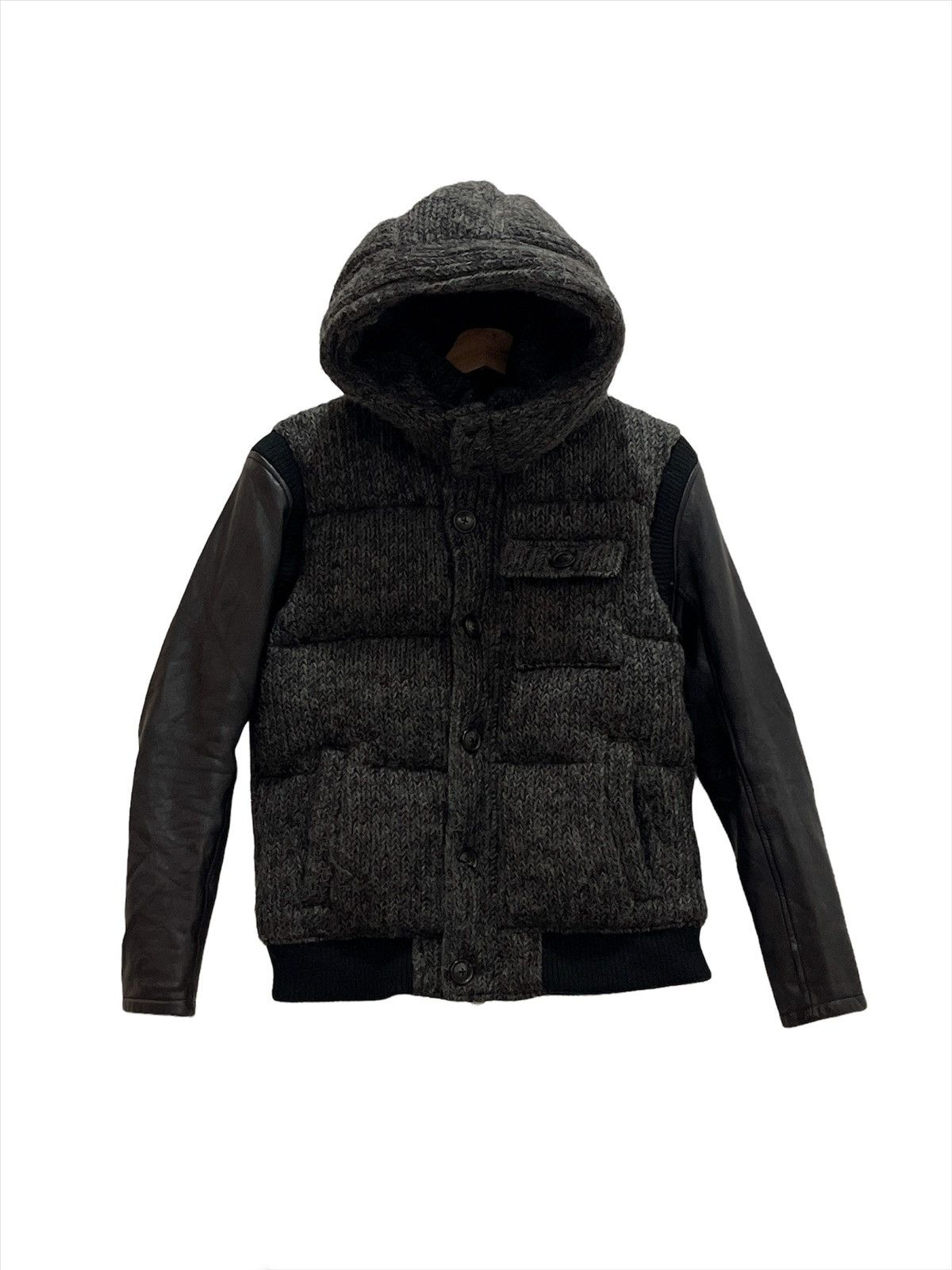 Issey Miyake × Tete Homme Tete Homme by Issey Miyake Wool Bomber Jacket Size US M / EU 48-50 / 2 - 1 Thumbnail