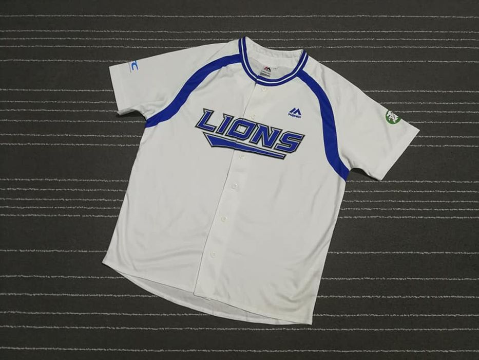 Majestic LIONS majestic baseball jerseys XS | Grailed