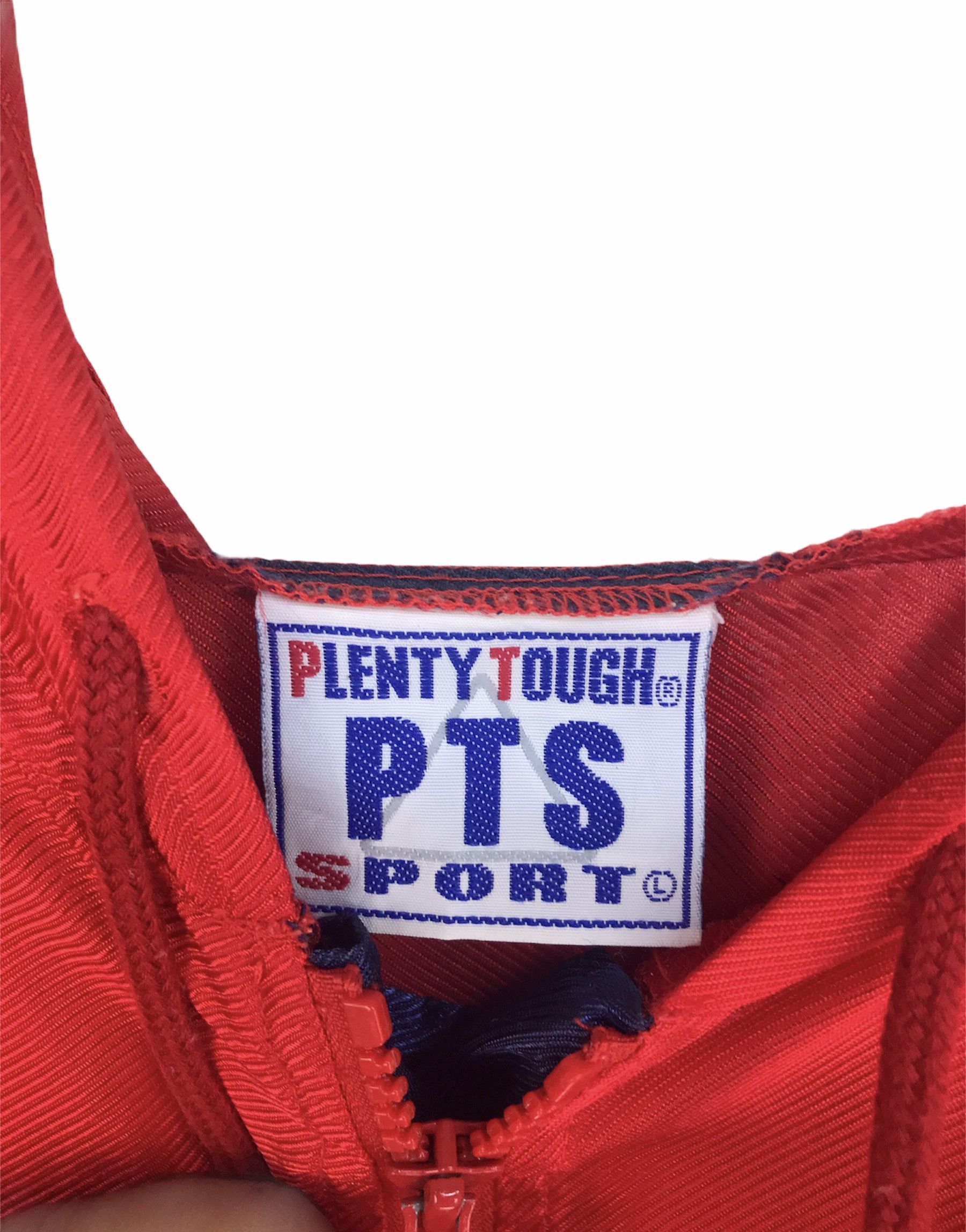 Japanese Brand × Vintage Vintage 90s PLENTY TOUGH SPORT Big Logo Windbreaker Size US L / EU 52-54 / 3 - 5 Thumbnail