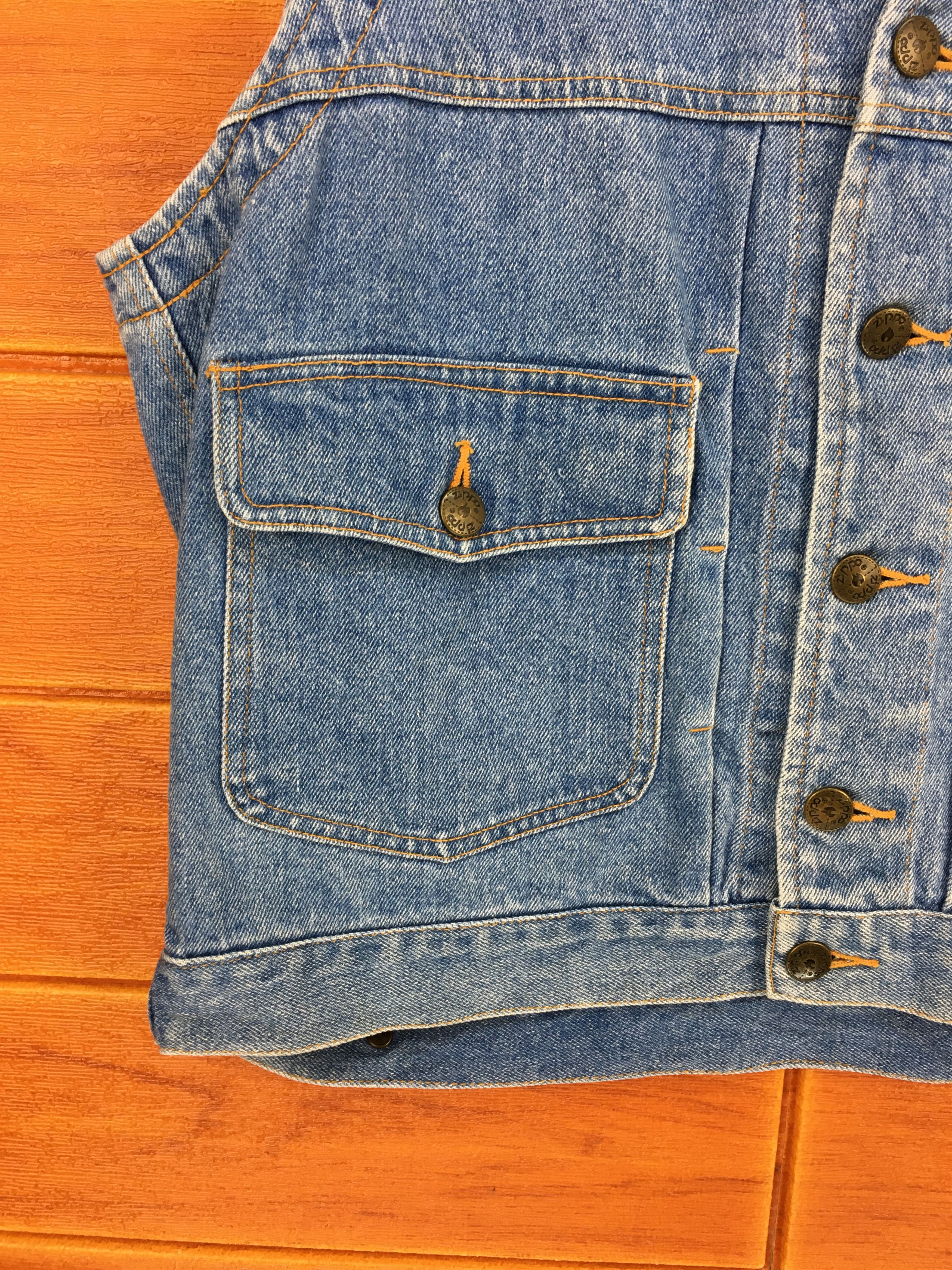 Japanese Brand × Vintage ZIPPO Denim Multi Pocket Vest Size US M / EU 48-50 / 2 - 4 Thumbnail