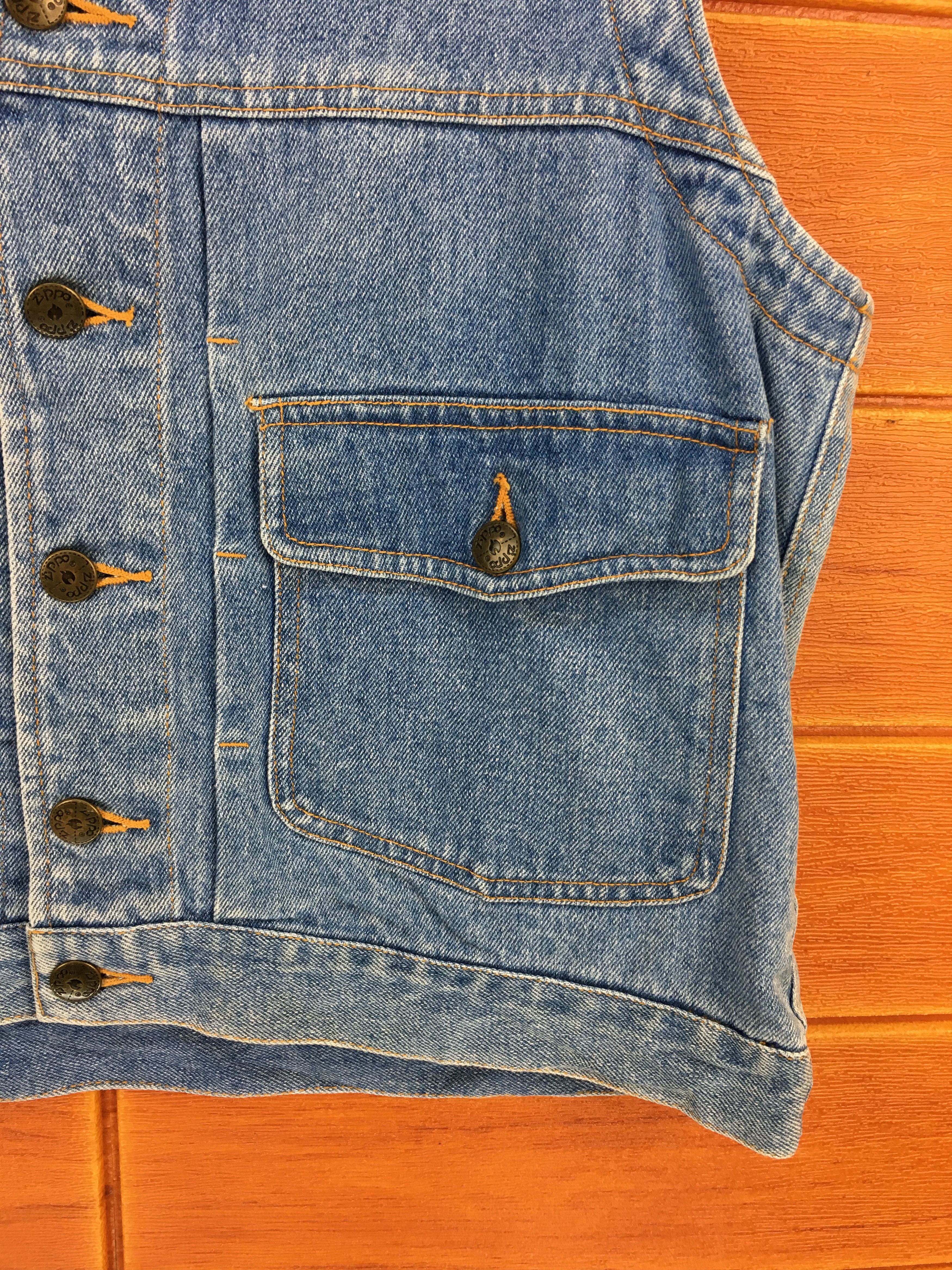Japanese Brand × Vintage ZIPPO Denim Multi Pocket Vest Size US M / EU 48-50 / 2 - 5 Thumbnail