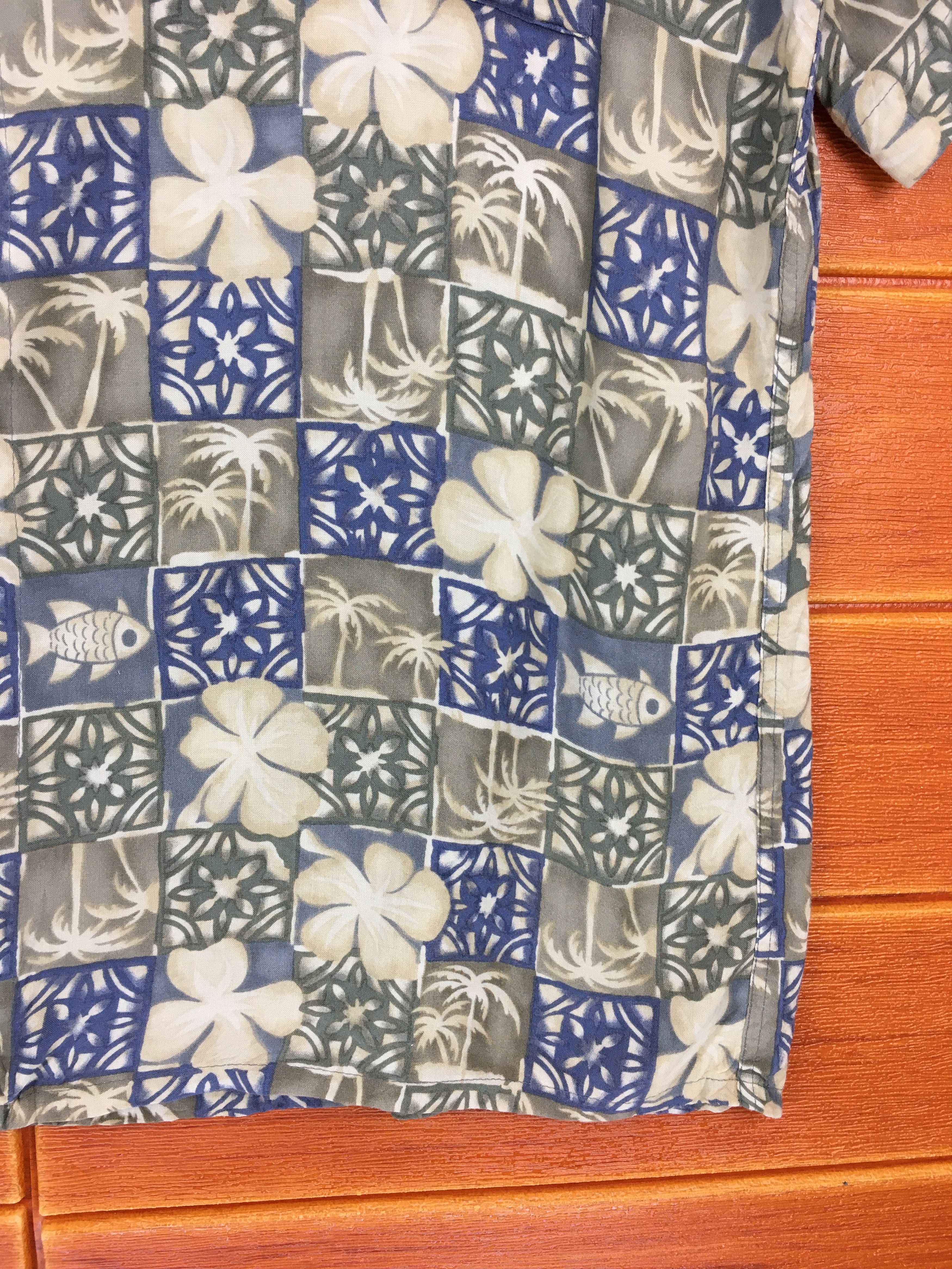 Campia Moda Vintage CAMPIA MODA Rayon Hawaiian Shirt Size US L / EU 52-54 / 3 - 4 Thumbnail
