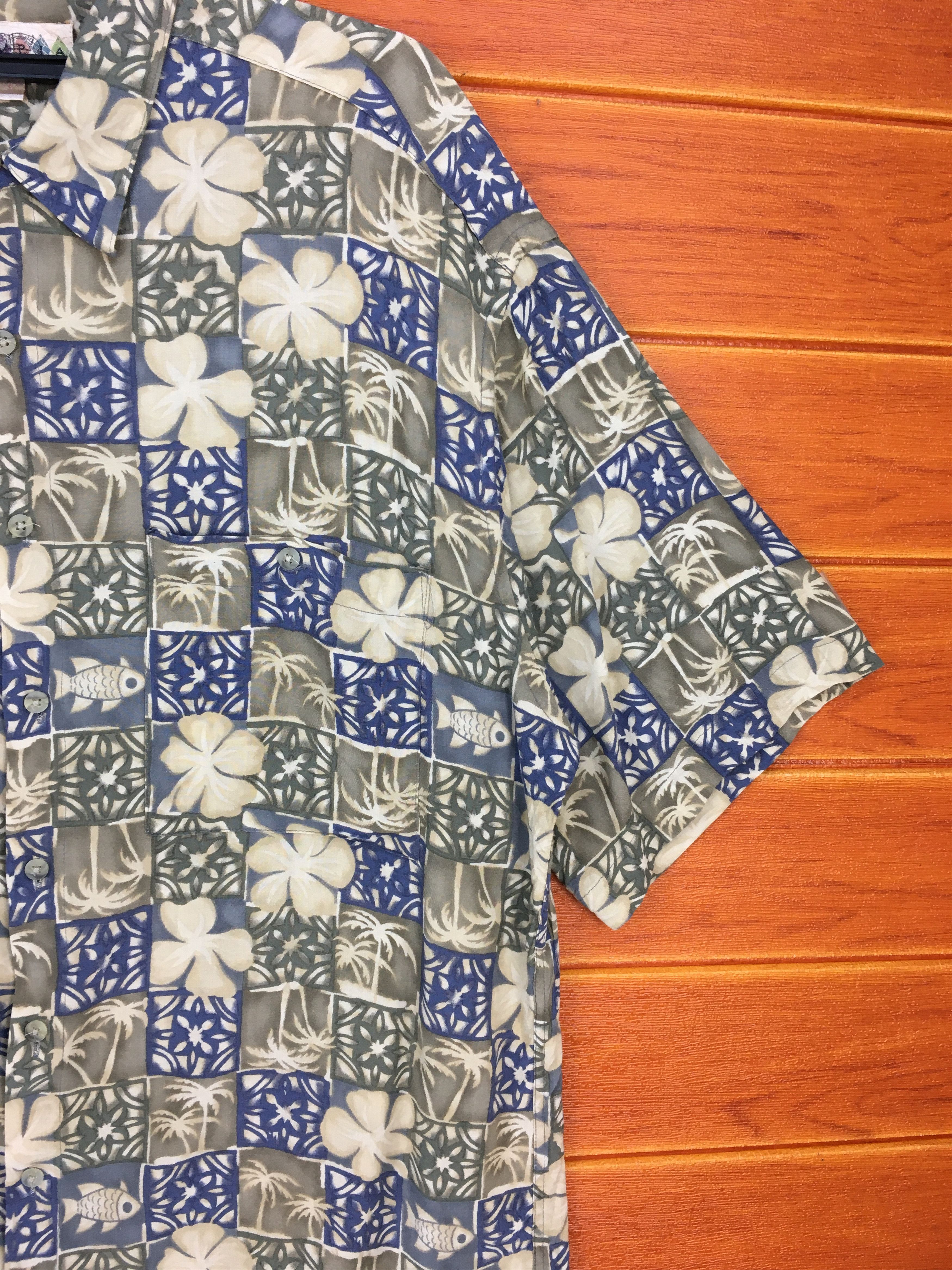 Campia Moda Vintage CAMPIA MODA Rayon Hawaiian Shirt Size US L / EU 52-54 / 3 - 5 Thumbnail