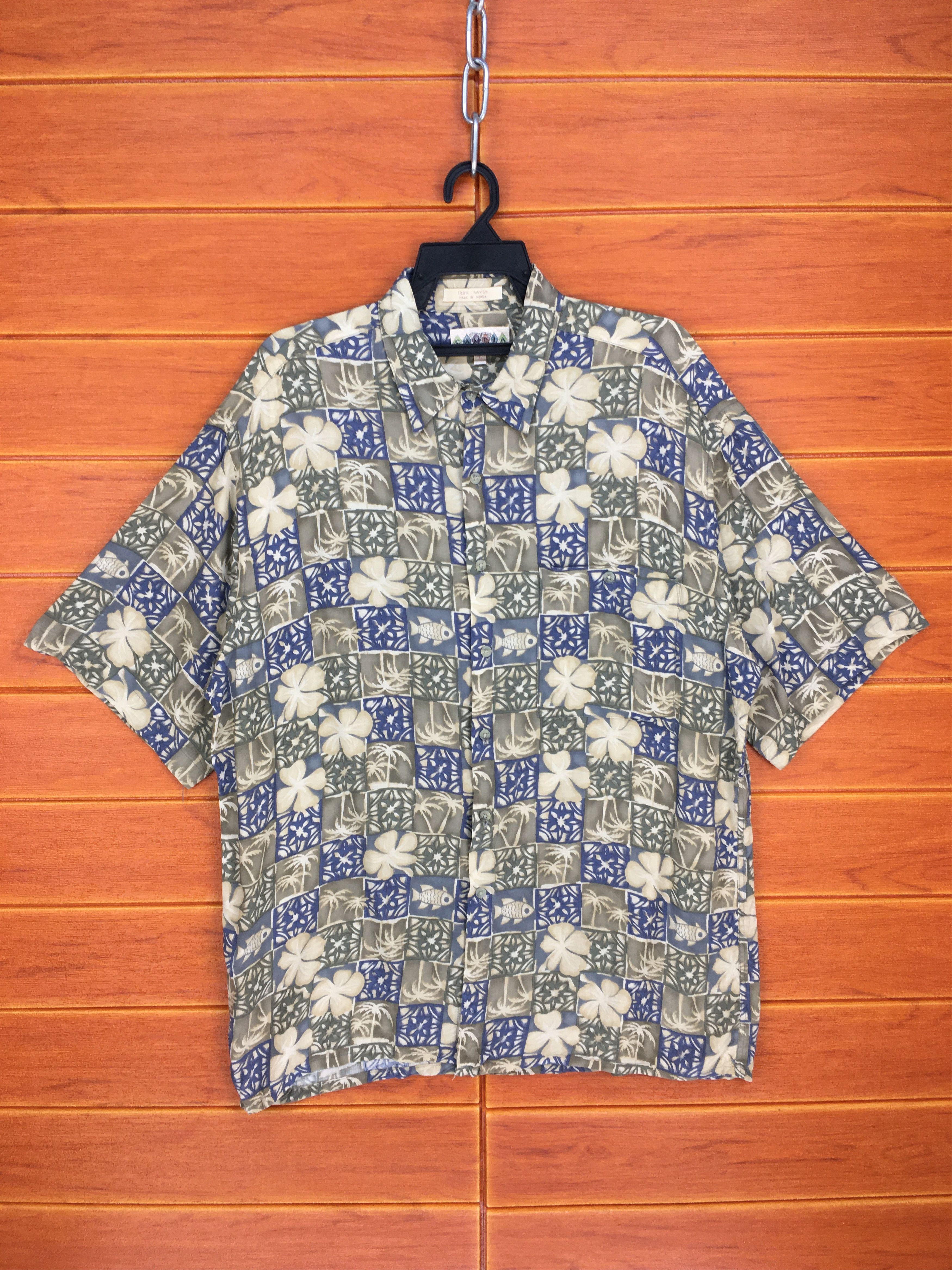 Campia Moda Vintage CAMPIA MODA Rayon Hawaiian Shirt Size US L / EU 52-54 / 3 - 1 Thumbnail
