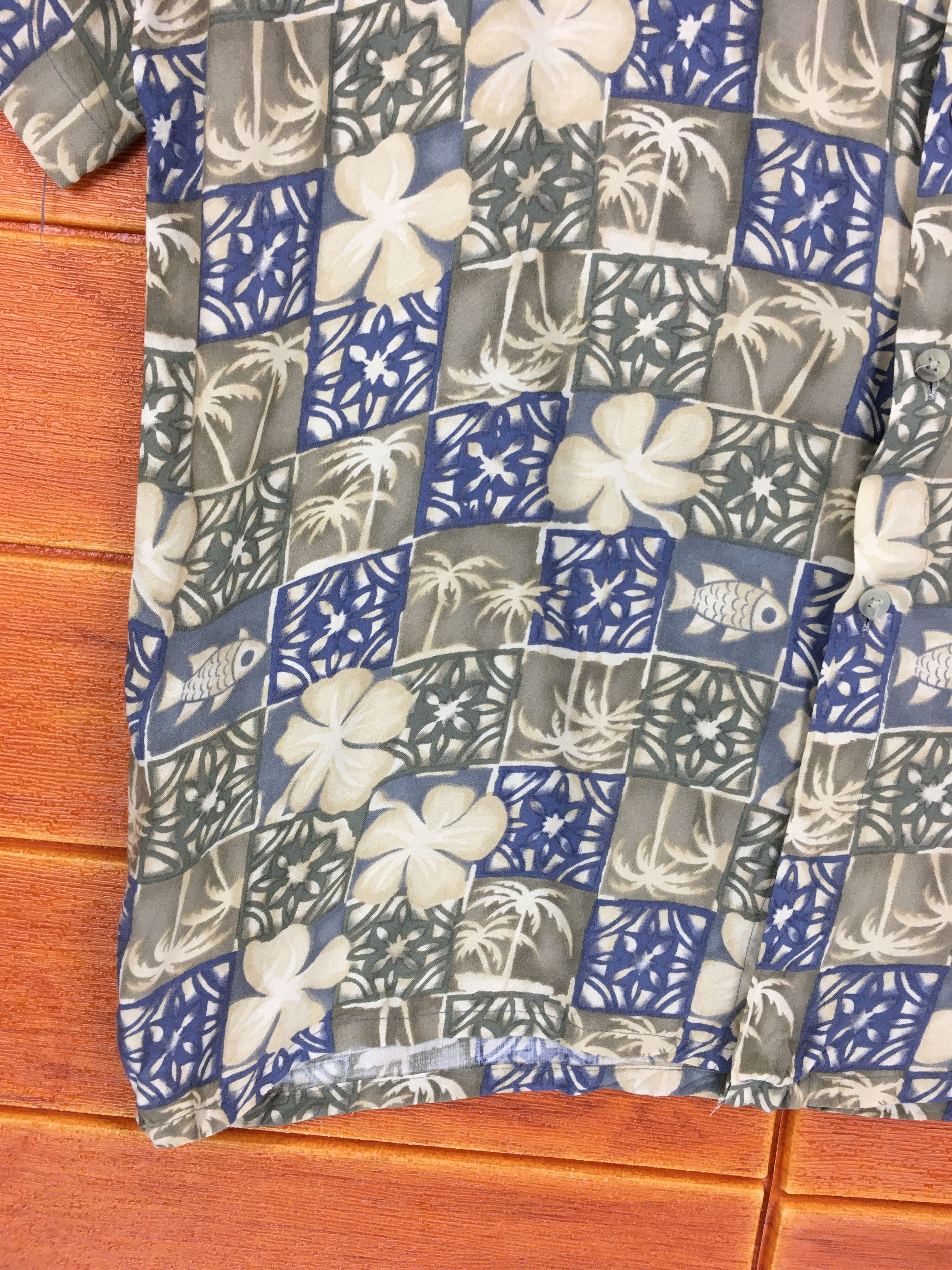 Campia Moda Vintage CAMPIA MODA Rayon Hawaiian Shirt Size US L / EU 52-54 / 3 - 3 Thumbnail