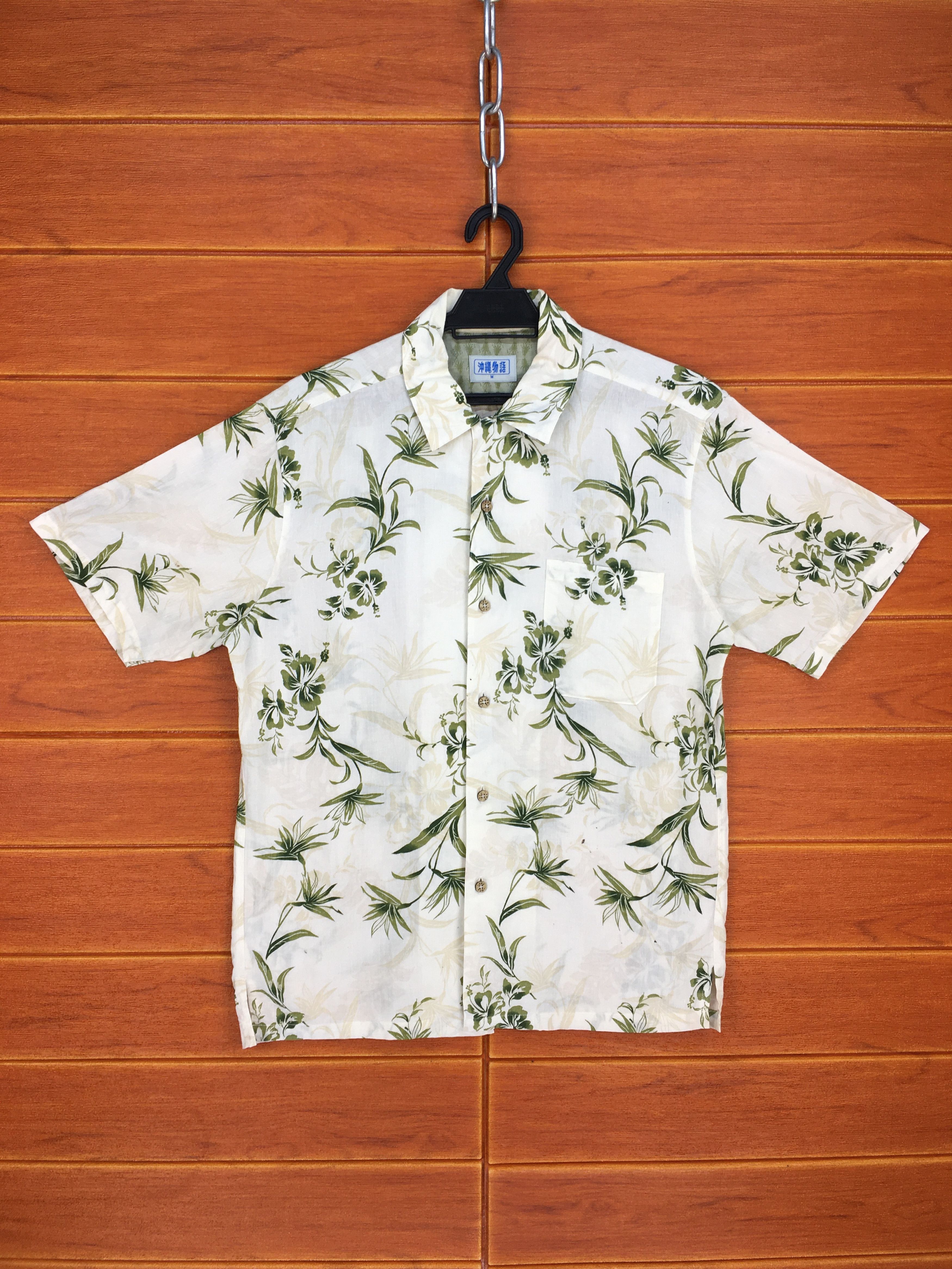 Japanese Brand Japanese Hawaiian Made In Okinawa Shirt Size US M / EU 48-50 / 2 - 1 Thumbnail