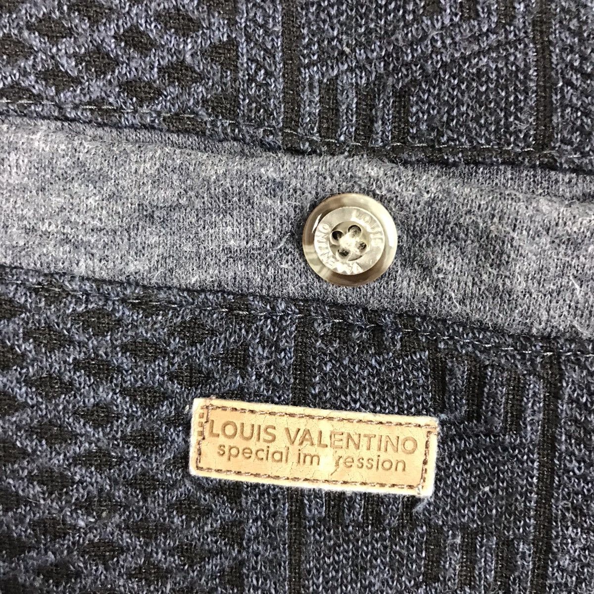 Other Louis Valentino Collar Half Button Sweatshirt Size US M / EU 48-50 / 2 - 2 Thumbnail