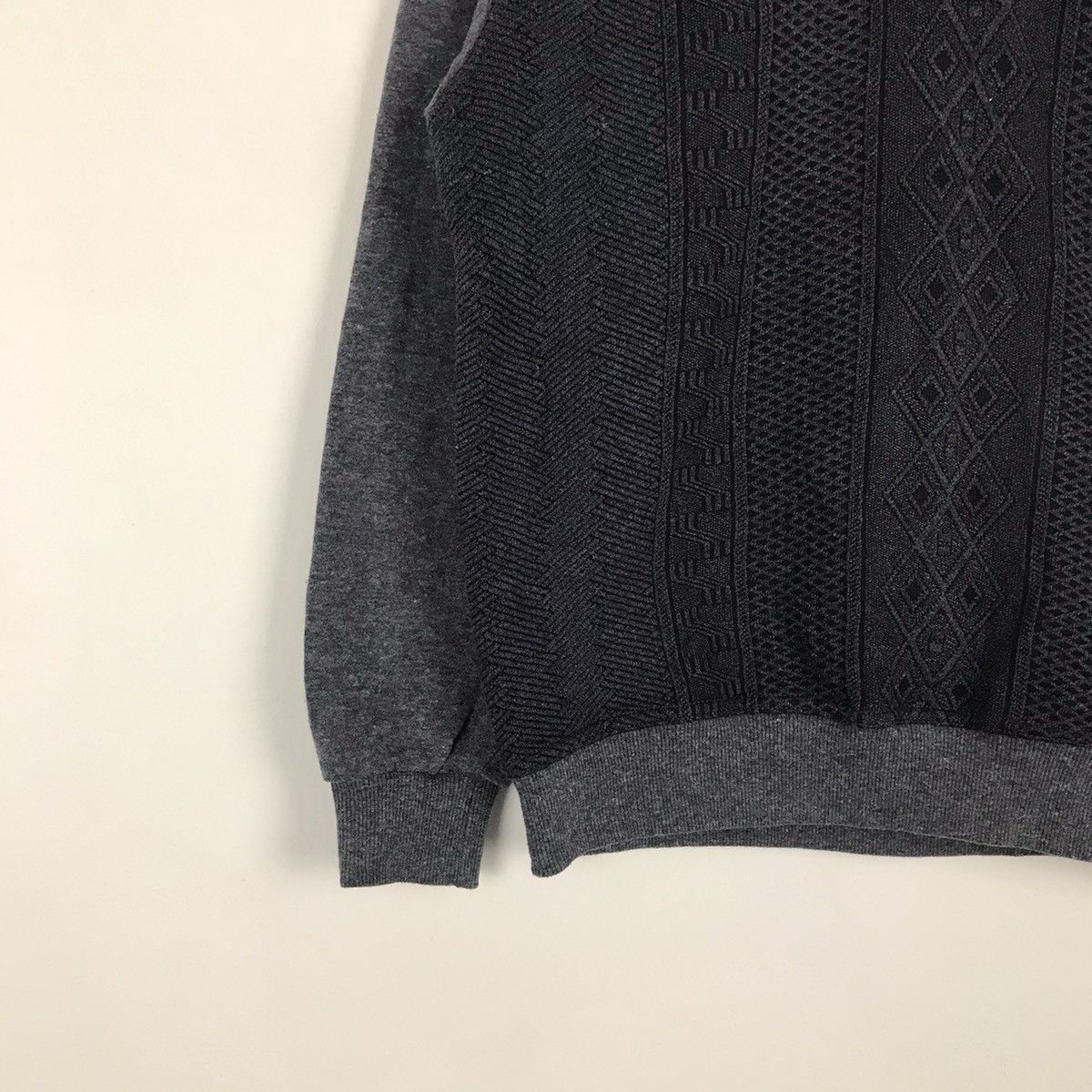 Other Louis Valentino Collar Half Button Sweatshirt Size US M / EU 48-50 / 2 - 5 Thumbnail
