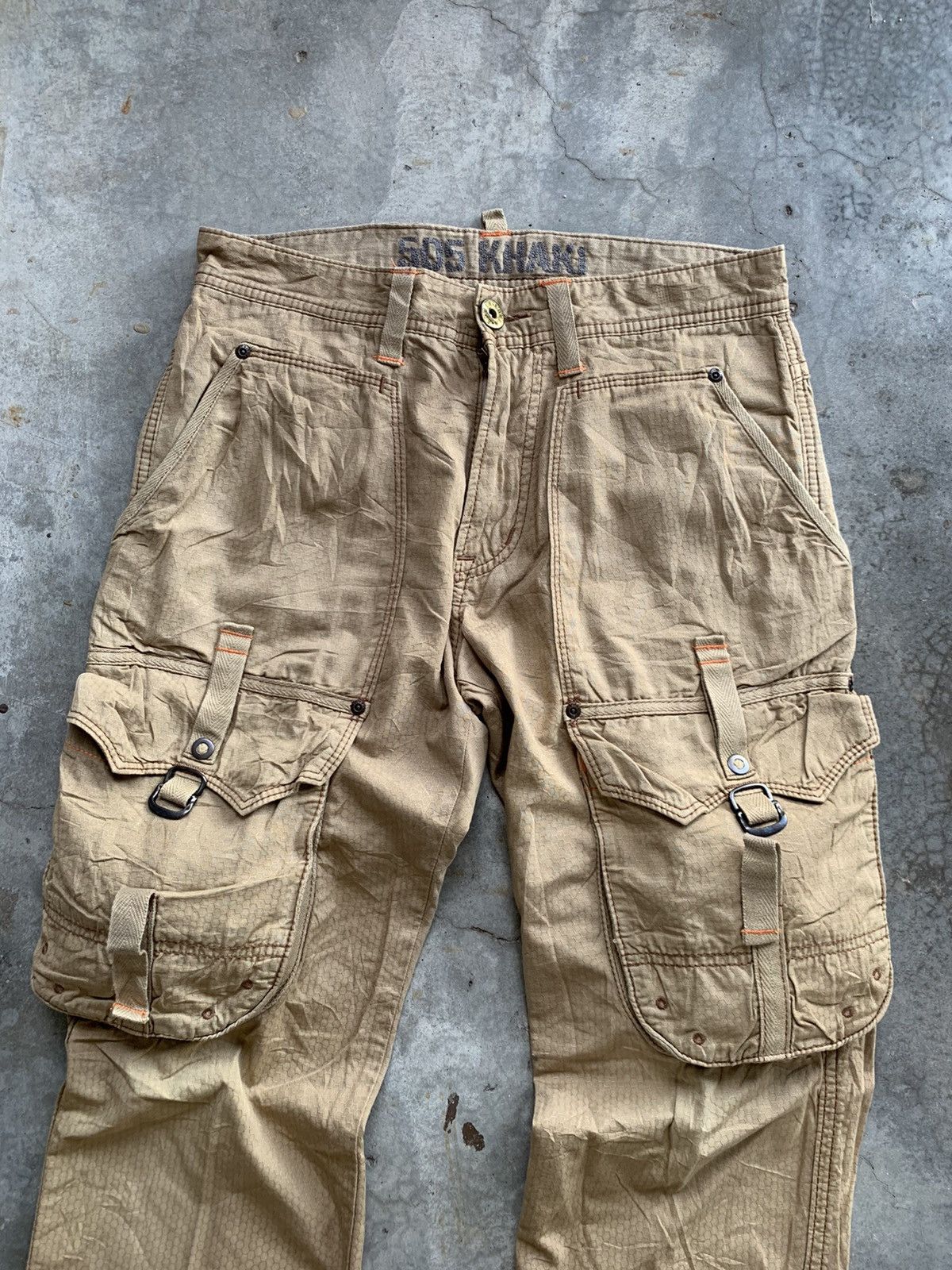 Edwin Edwin 505 Khaki 3D Front Pocket Pant Size US 30 / EU 46 - 2 Thumbnail