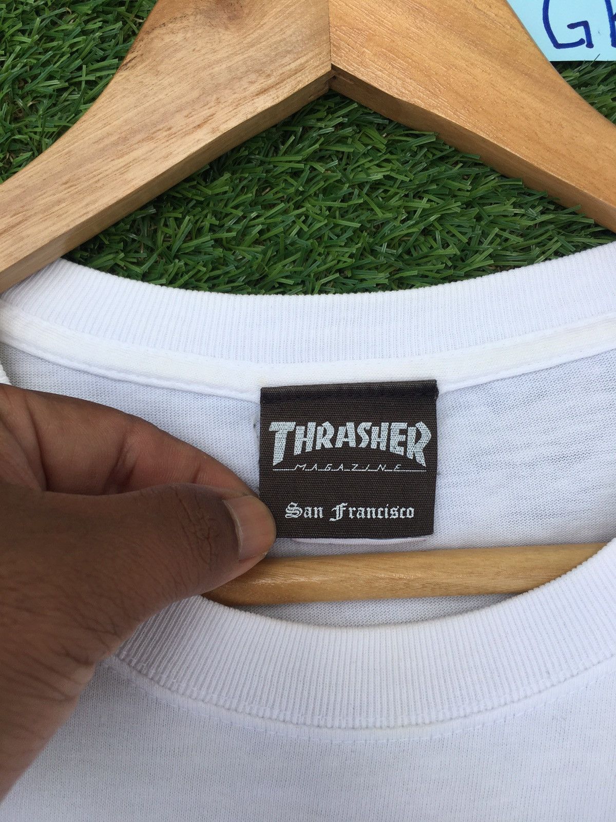 Thrasher Rare Thrasher Skateboards Spellout Tshirt Size US L / EU 52-54 / 3 - 8 Thumbnail