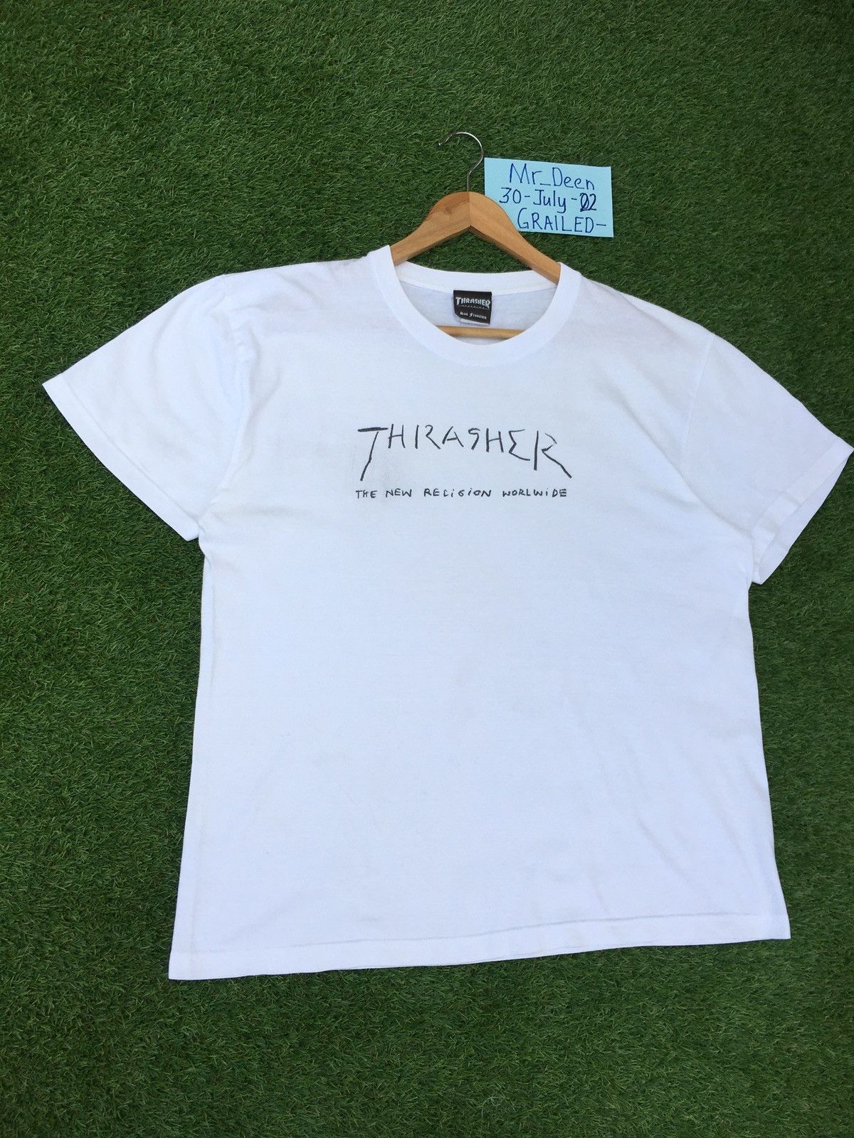 Thrasher Rare Thrasher Skateboards Spellout Tshirt Size US L / EU 52-54 / 3 - 3 Thumbnail