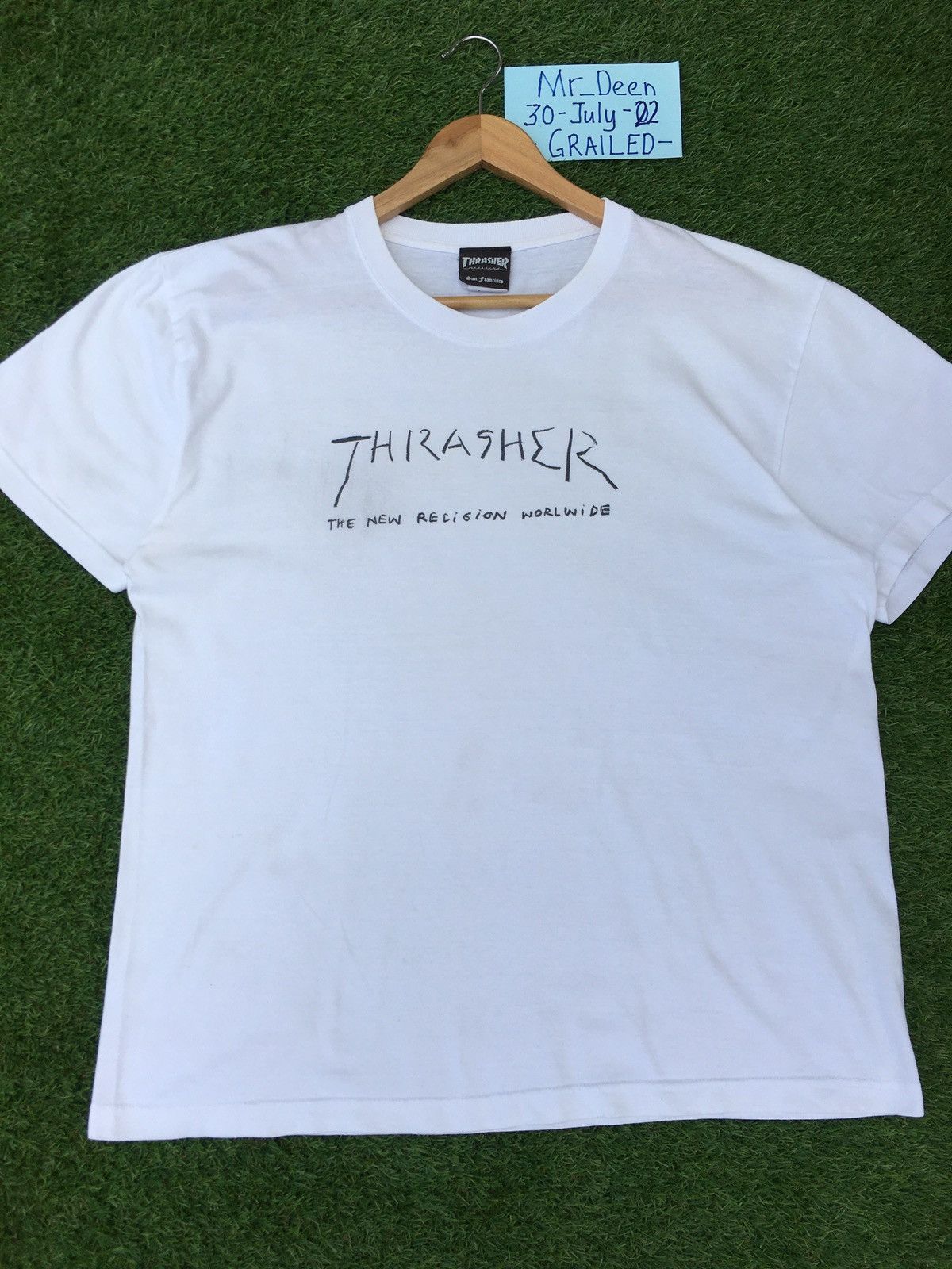 Thrasher Rare Thrasher Skateboards Spellout Tshirt Size US L / EU 52-54 / 3 - 5 Thumbnail