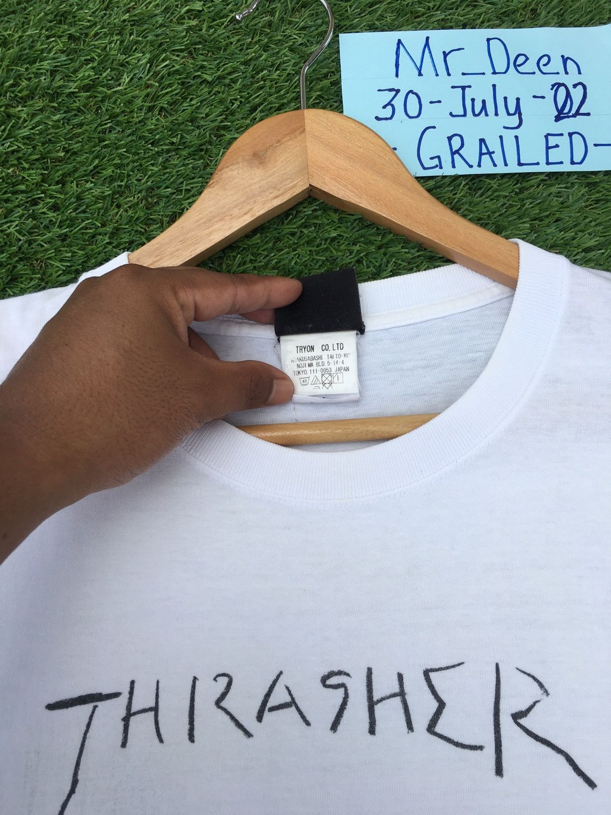Thrasher Rare Thrasher Skateboards Spellout Tshirt Size US L / EU 52-54 / 3 - 9 Thumbnail