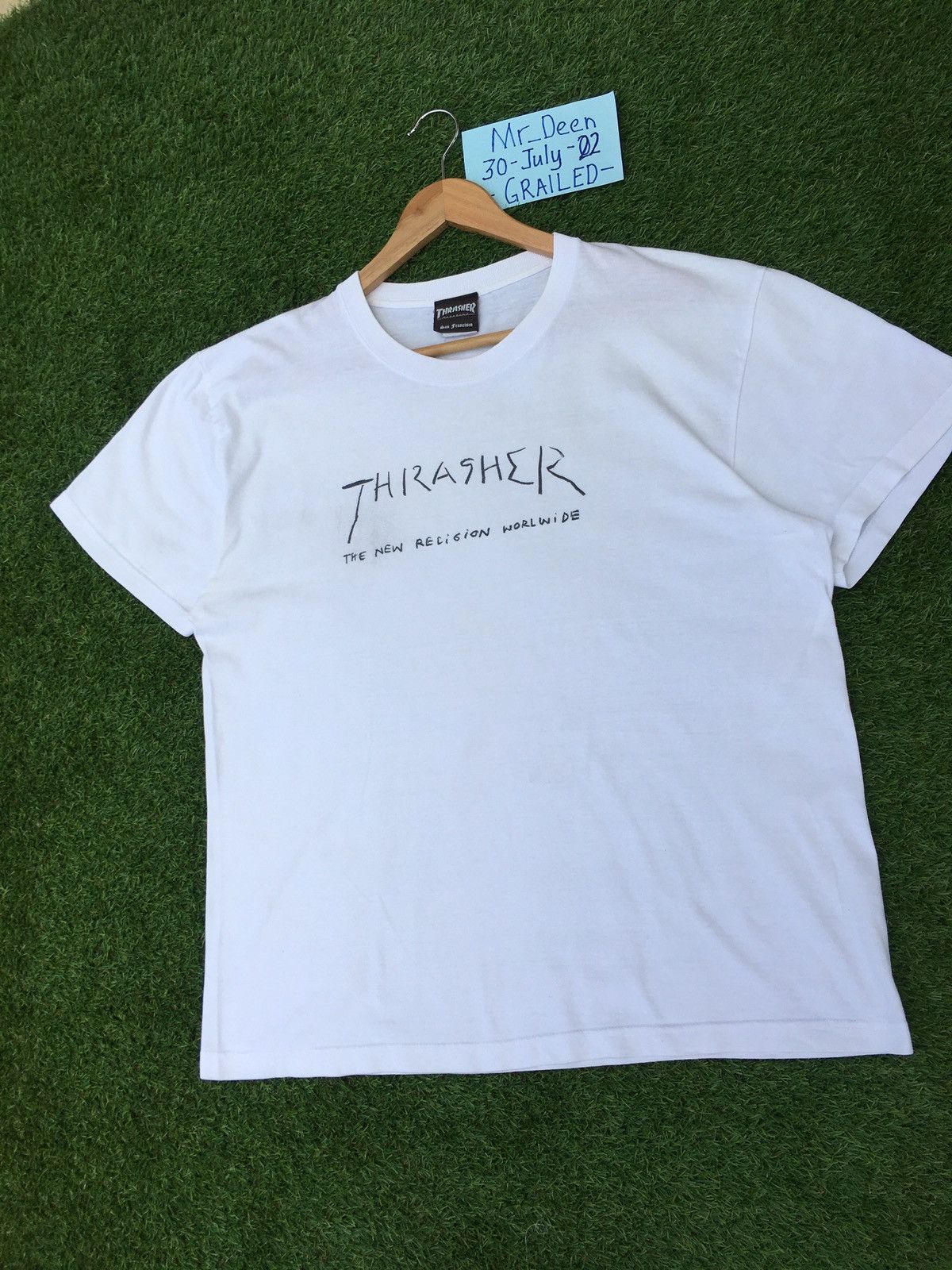 Thrasher Rare Thrasher Skateboards Spellout Tshirt Size US L / EU 52-54 / 3 - 4 Thumbnail
