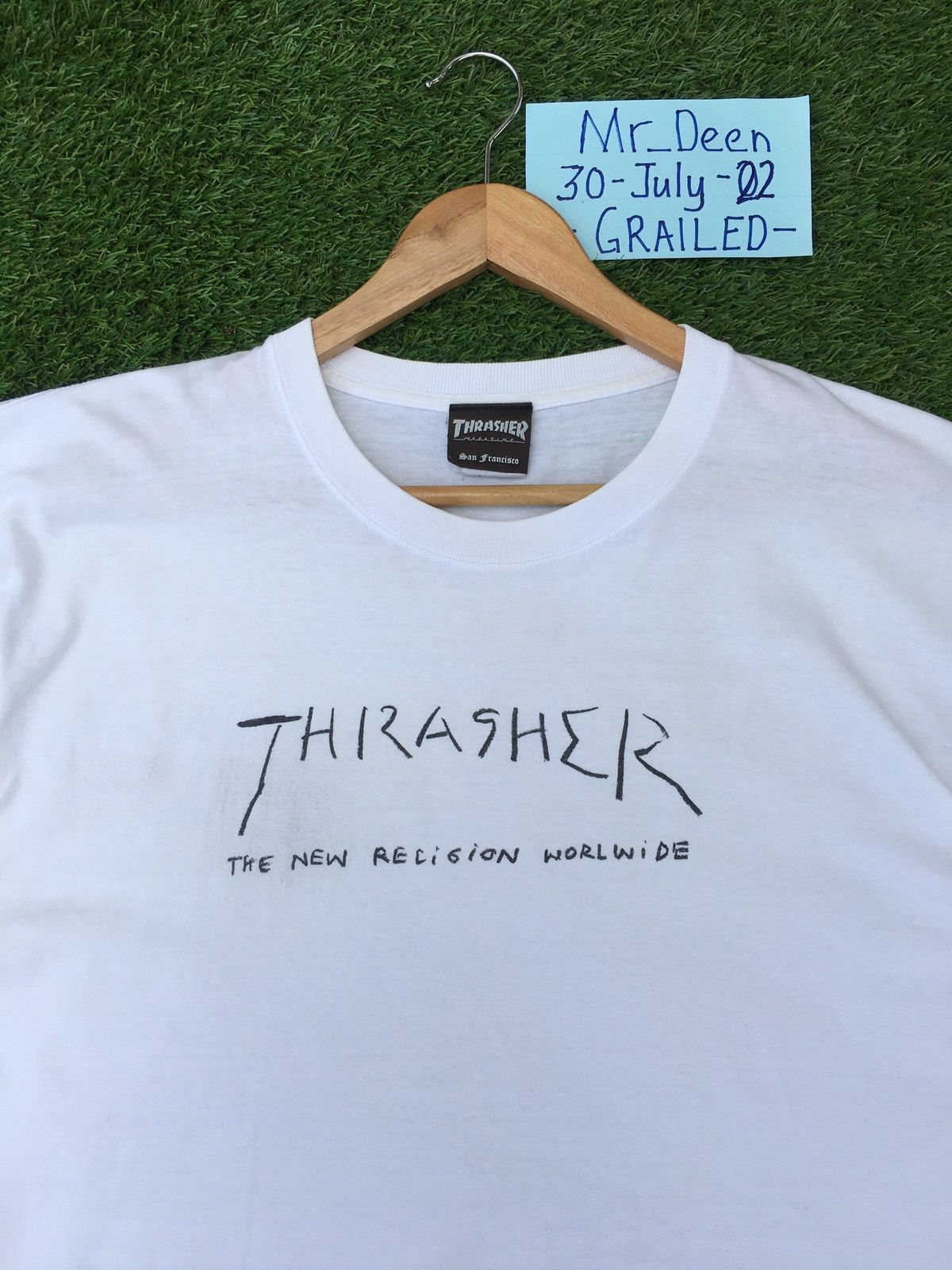 Thrasher Rare Thrasher Skateboards Spellout Tshirt Size US L / EU 52-54 / 3 - 1 Thumbnail