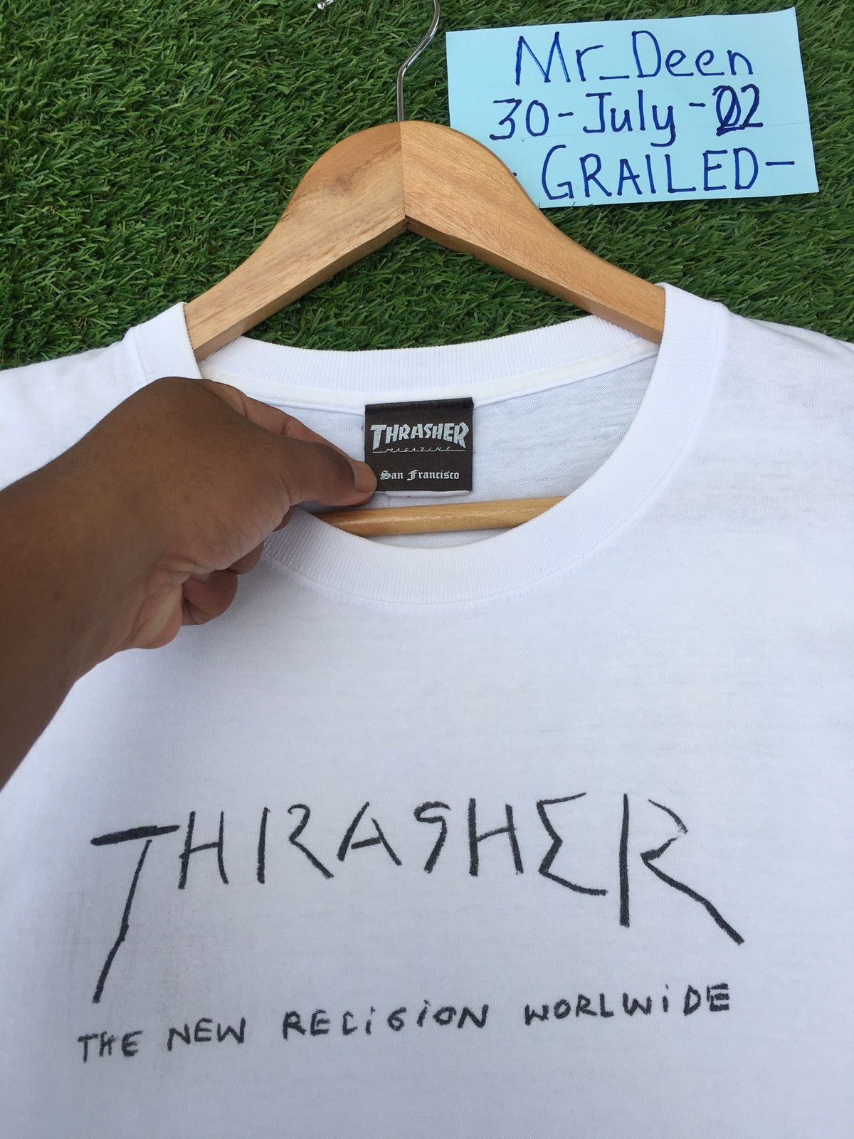 Thrasher Rare Thrasher Skateboards Spellout Tshirt Size US L / EU 52-54 / 3 - 7 Thumbnail