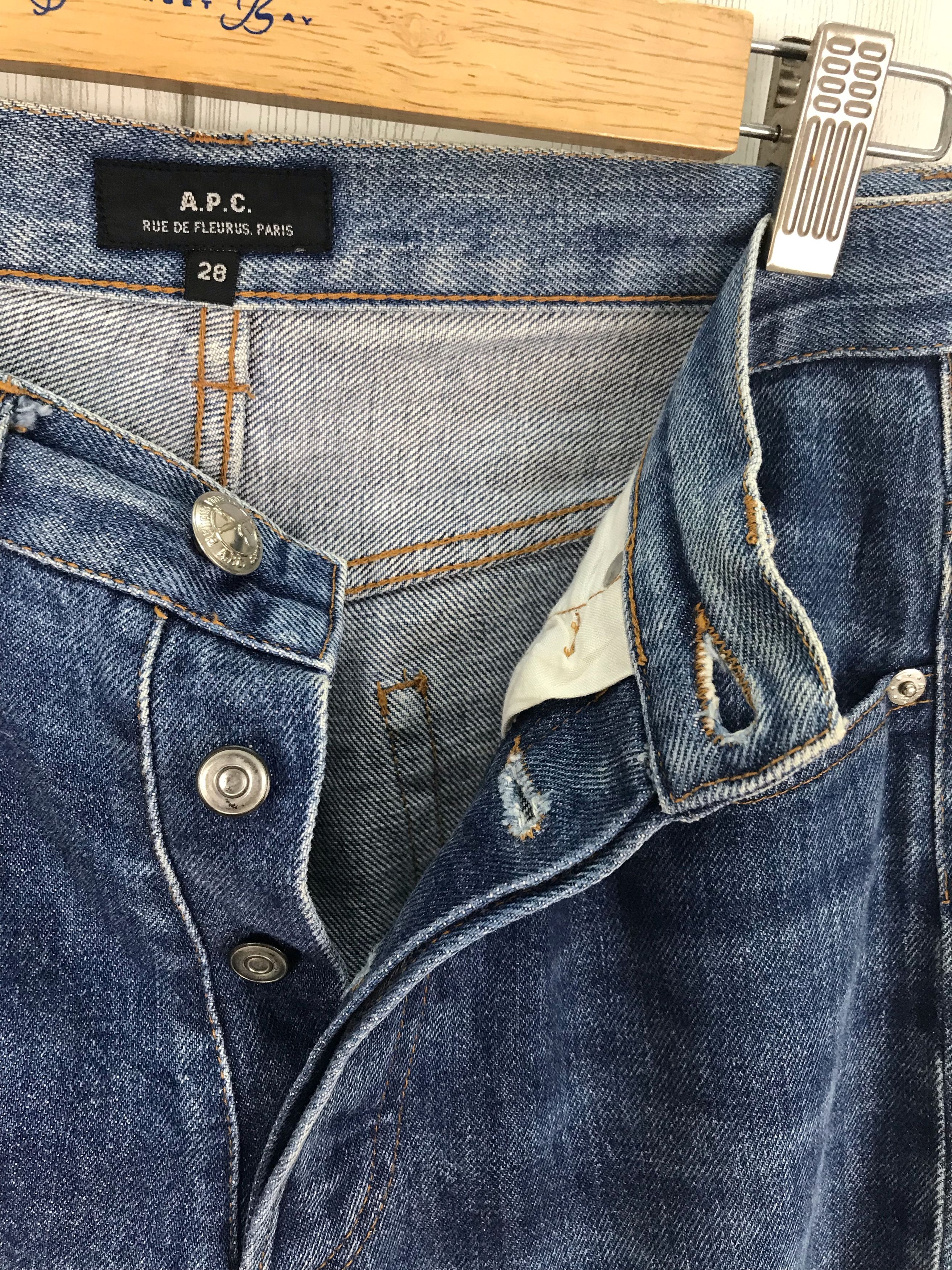 A.P.C. × Japanese Brand APC Made In Japan Selvedge Denim Jeans Size US 27 - 14 Thumbnail