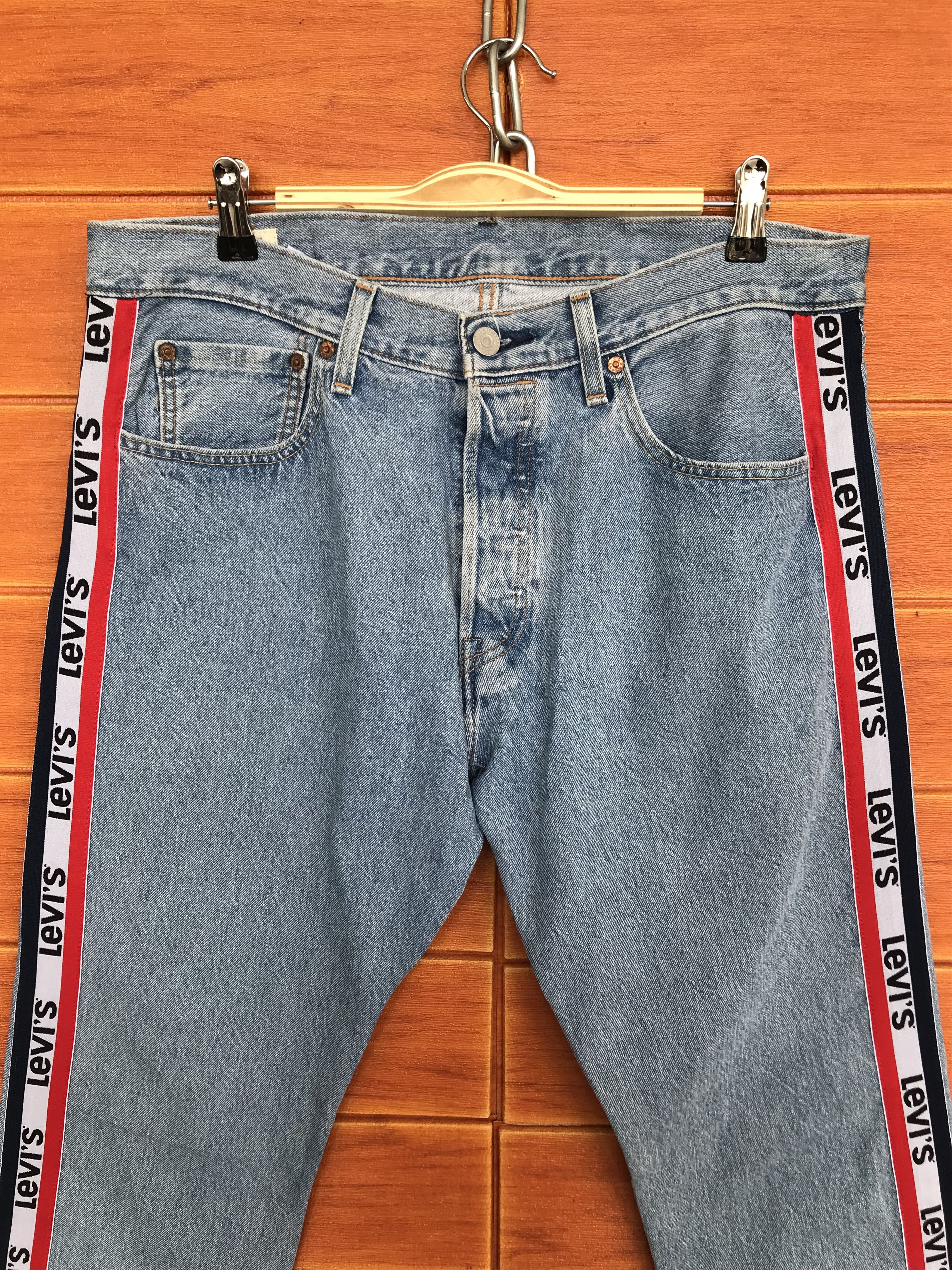 Levi's Levis 501 ST Sidetape Denim Jeans Size US 34 / EU 50 - 3 Thumbnail