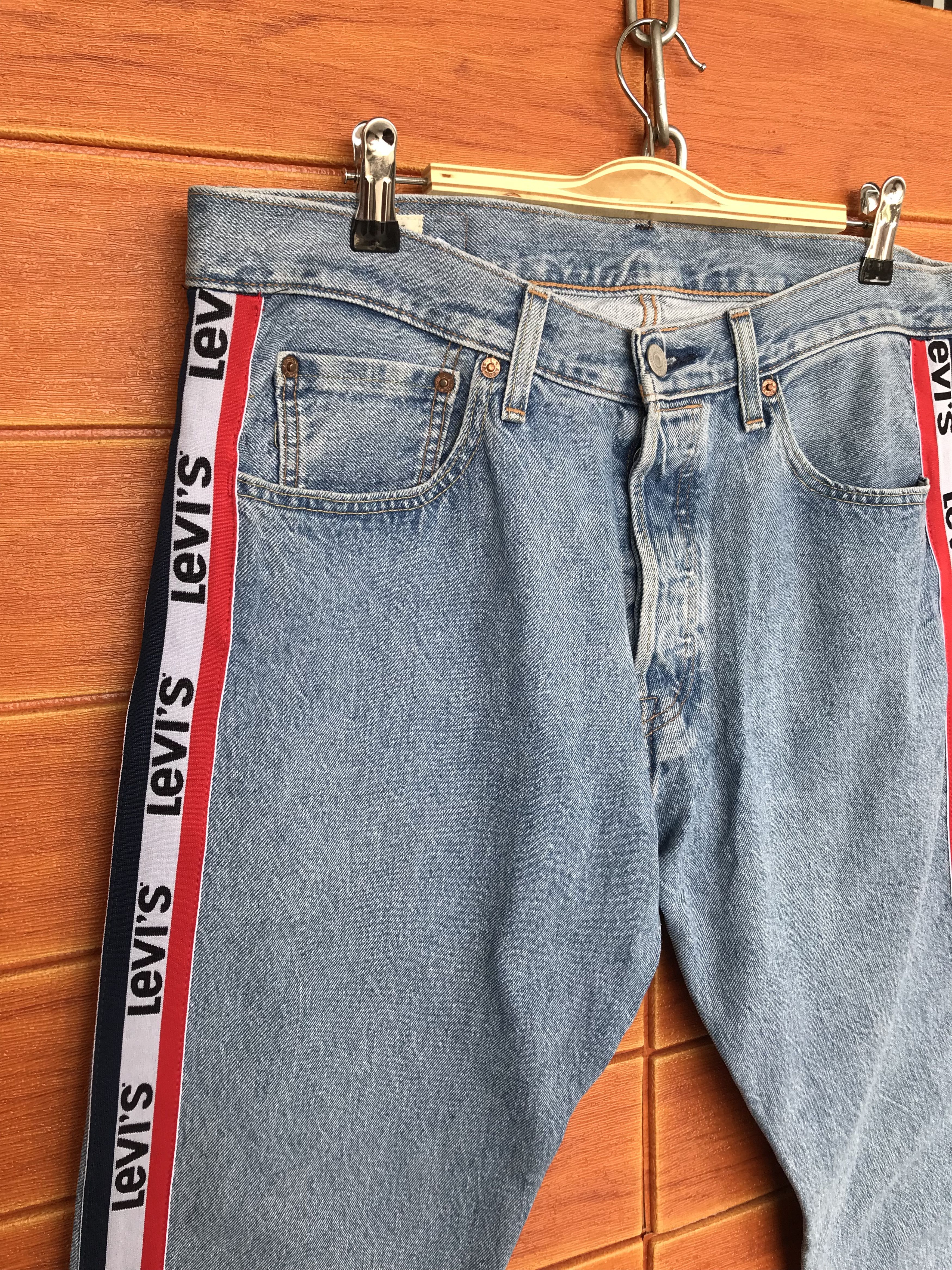 Levi's Levis 501 ST Sidetape Denim Jeans Size US 34 / EU 50 - 4 Thumbnail