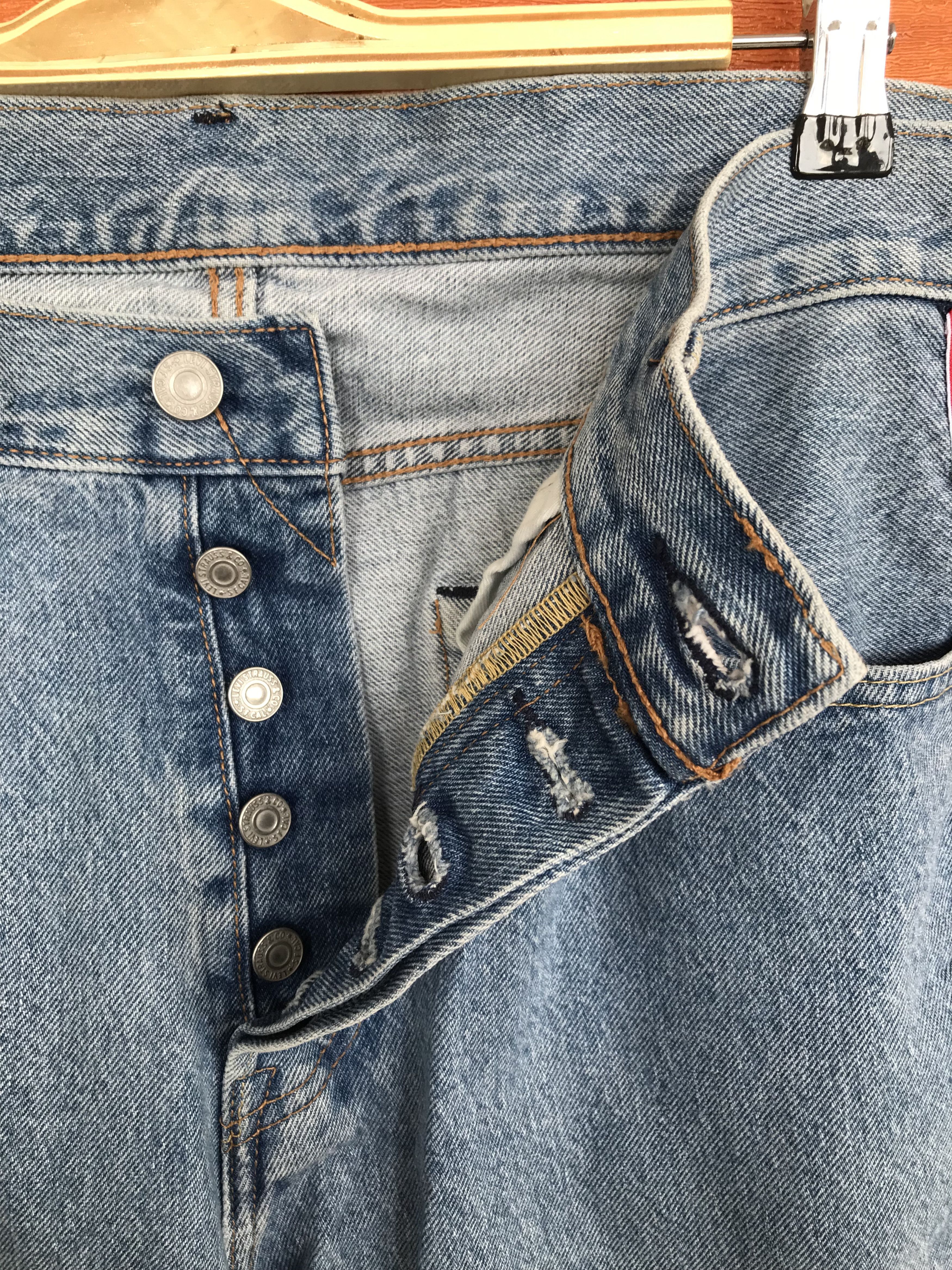 Levi's Levis 501 ST Sidetape Denim Jeans Size US 34 / EU 50 - 15 Thumbnail