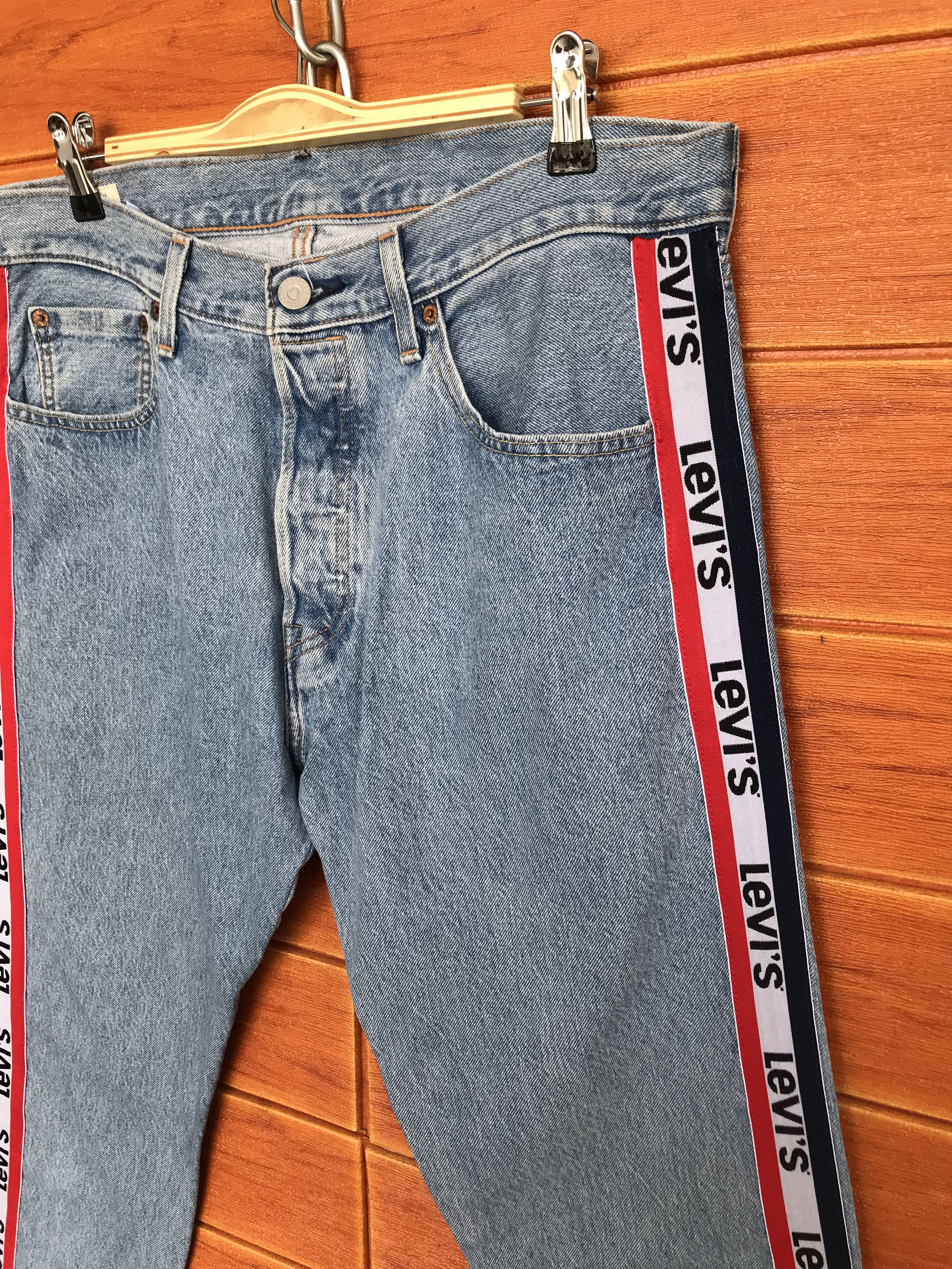 Levi's Levis 501 ST Sidetape Denim Jeans Size US 34 / EU 50 - 5 Thumbnail