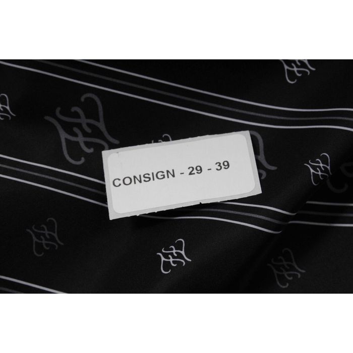 Fendi FF Karligraphy Logo Striped Track Pants Black Grey Grailed