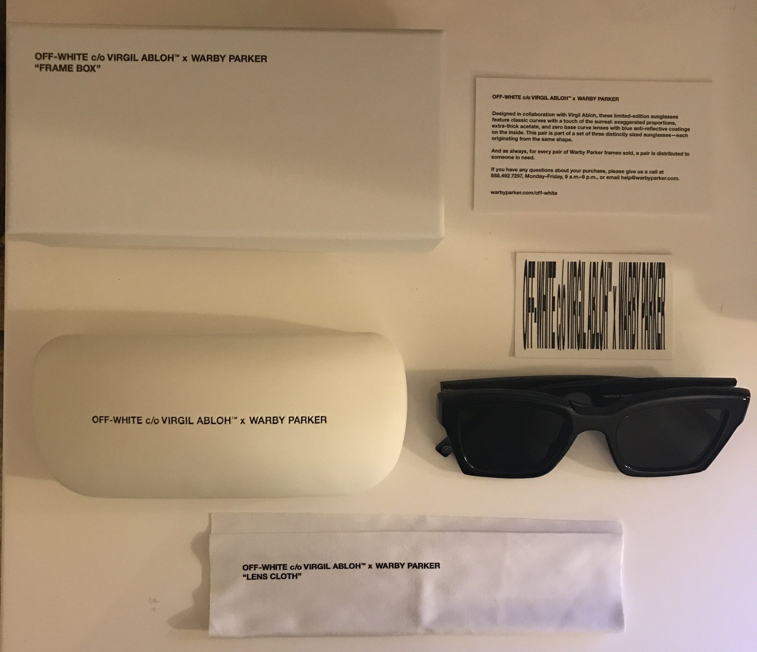 Off-White c/o Virgil Abloh Virgil Square Frame Sunglasses in Blue