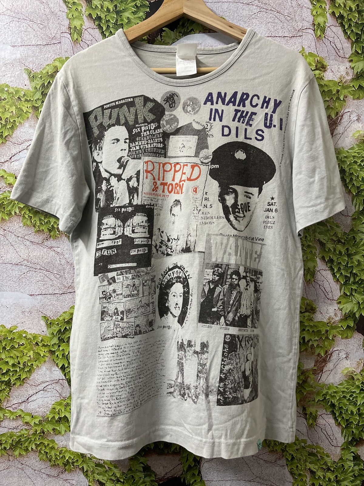 Band Tees VINTAGE TEE PUNK ANARCHY VERY RARE Size US M / EU 48-50 / 2 - 1 Thumbnail