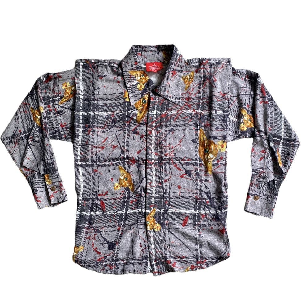 Vivienne Westwood Vivienne Westwood Rayon Square Shirt Size US S / EU 44-46 / 1 - 1 Thumbnail
