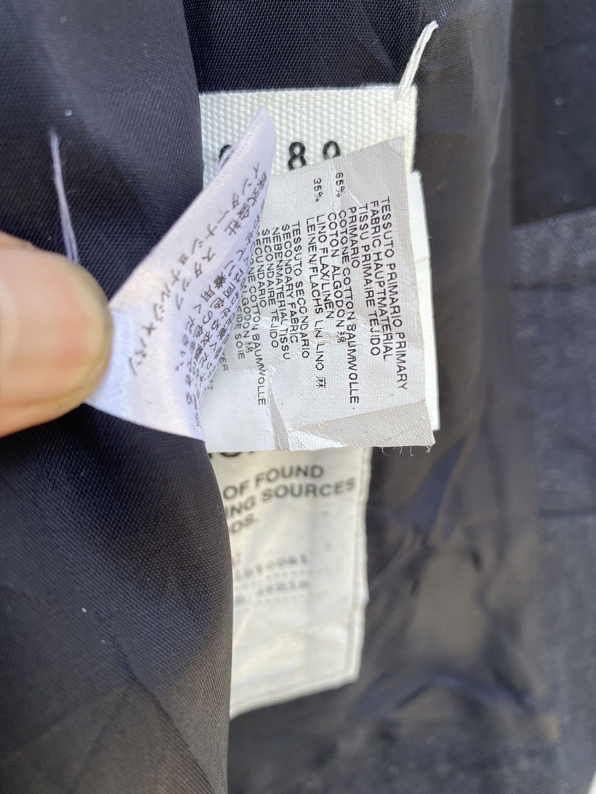 Maison Margiela MARGIELA WOOL SMOKING WAISTCOAT REINTERPRETED IN DENIM Size 38R - 7 Thumbnail