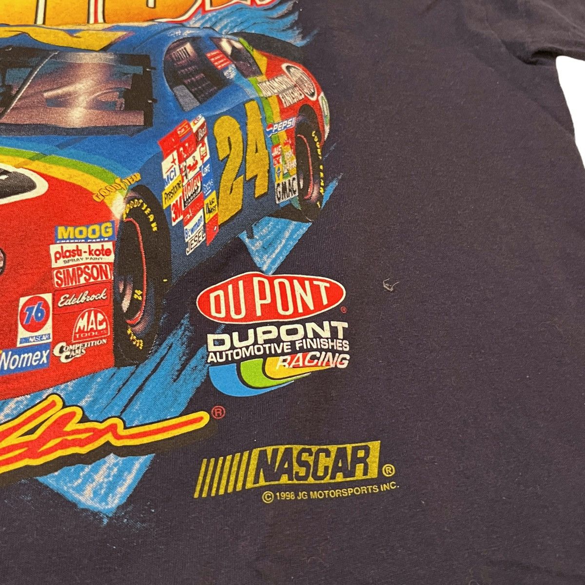 NASCAR × Vintage 98’ NASCAR Jeff Gordon Get Used To The View Tee Size US XL / EU 56 / 4 - 3 Thumbnail