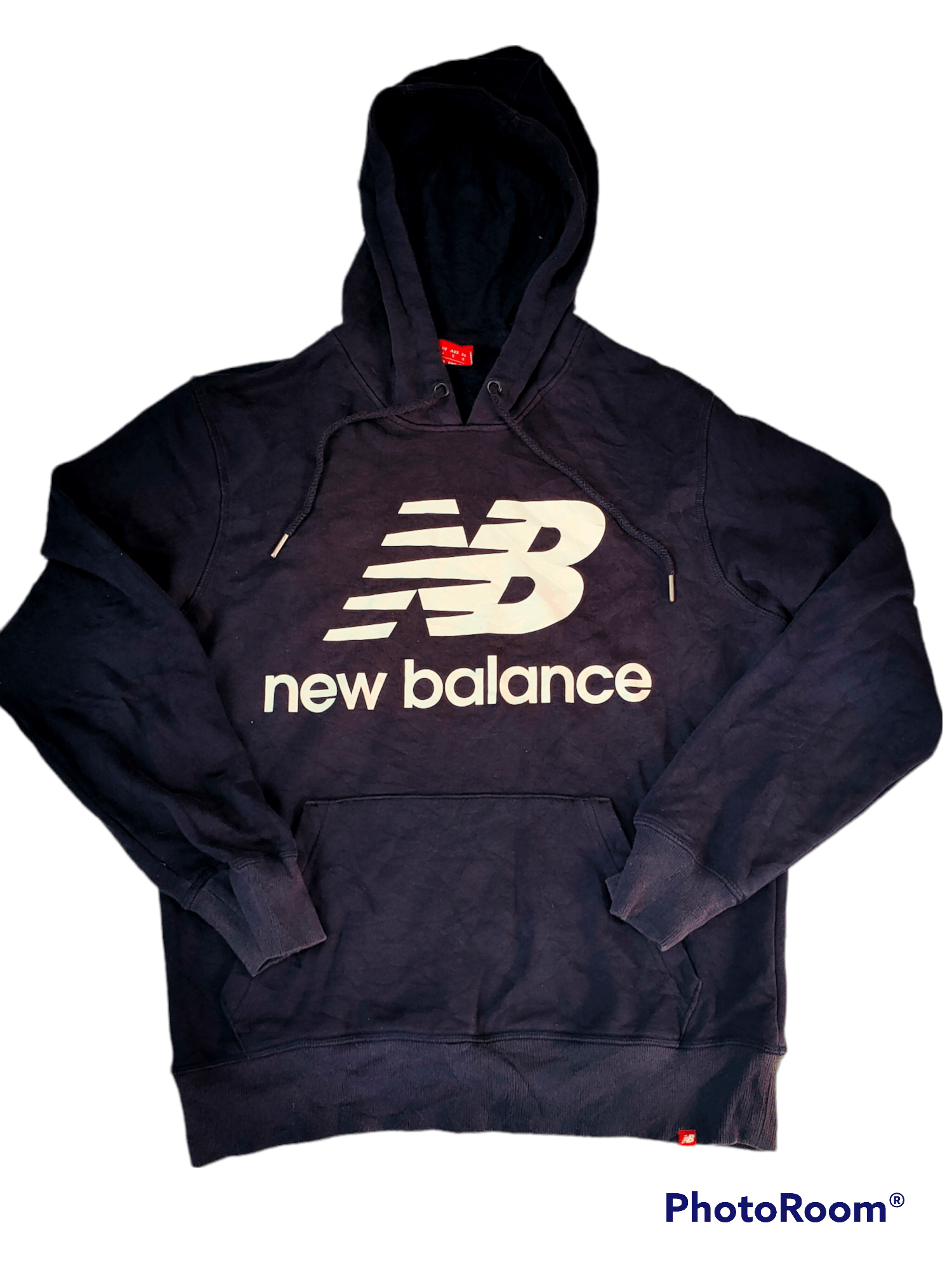 New balance sweatshirt hoodie Spellout big logo front
