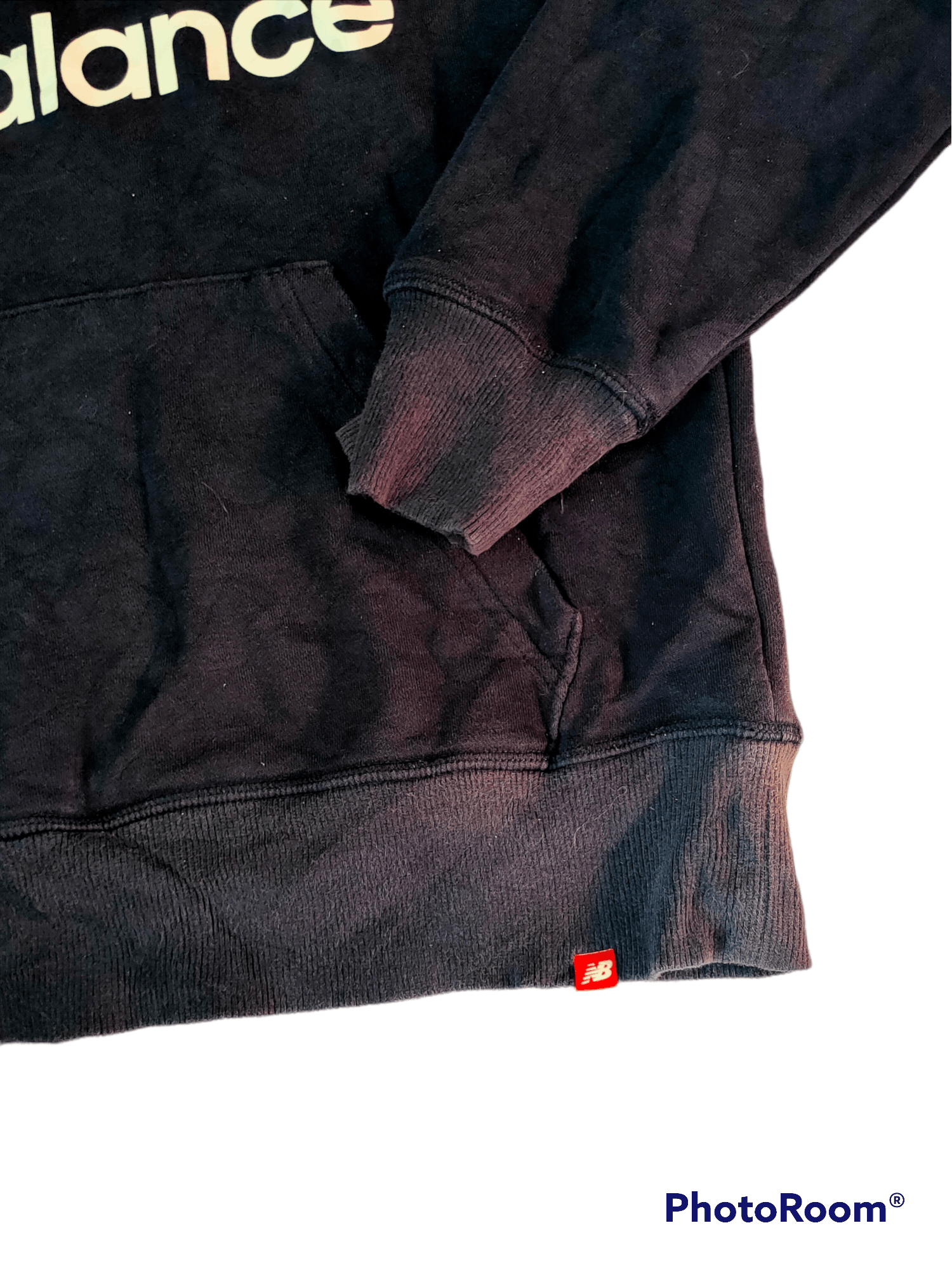 New balance sweatshirt hoodie Spellout big logo front