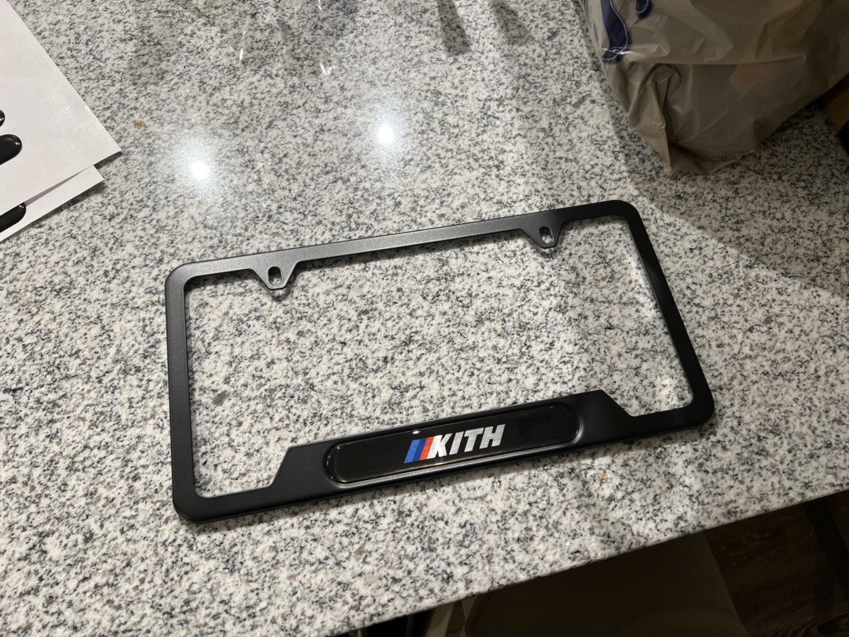 Kith Kith x Bmw License Plate Frame Black Grailed