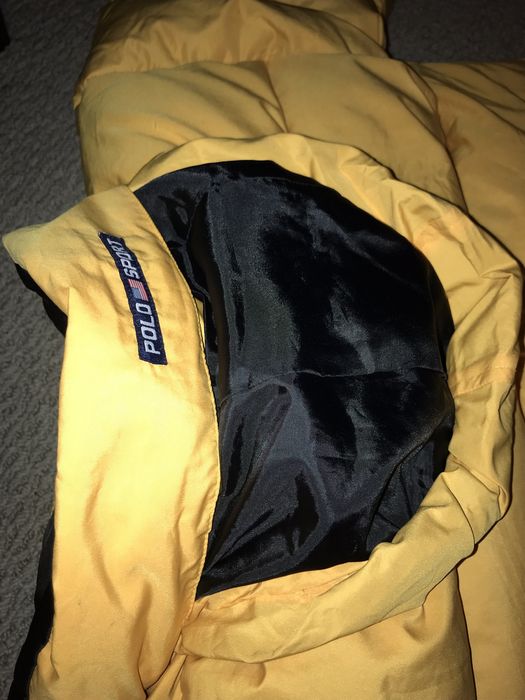 Polo Ralph Lauren Polo Sport Yellow Puffer Jacket Grailed