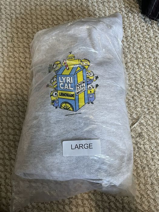 Lyrical Lemonade Lyrical Lemonade x Minions Heather Grey hoodie | Grailed