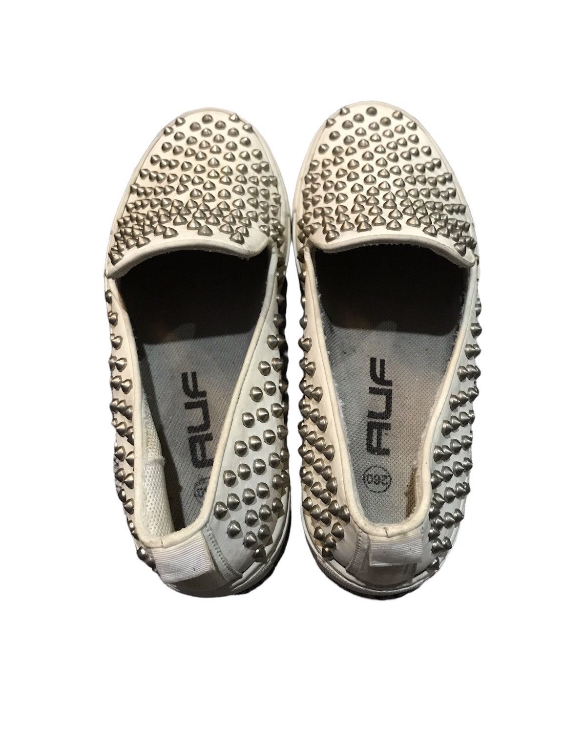 Giacometti GIACOMORELLI WHITE LEATHER SLIP ON SNEAKERS Size US 6 / EU 39 - 8 Thumbnail