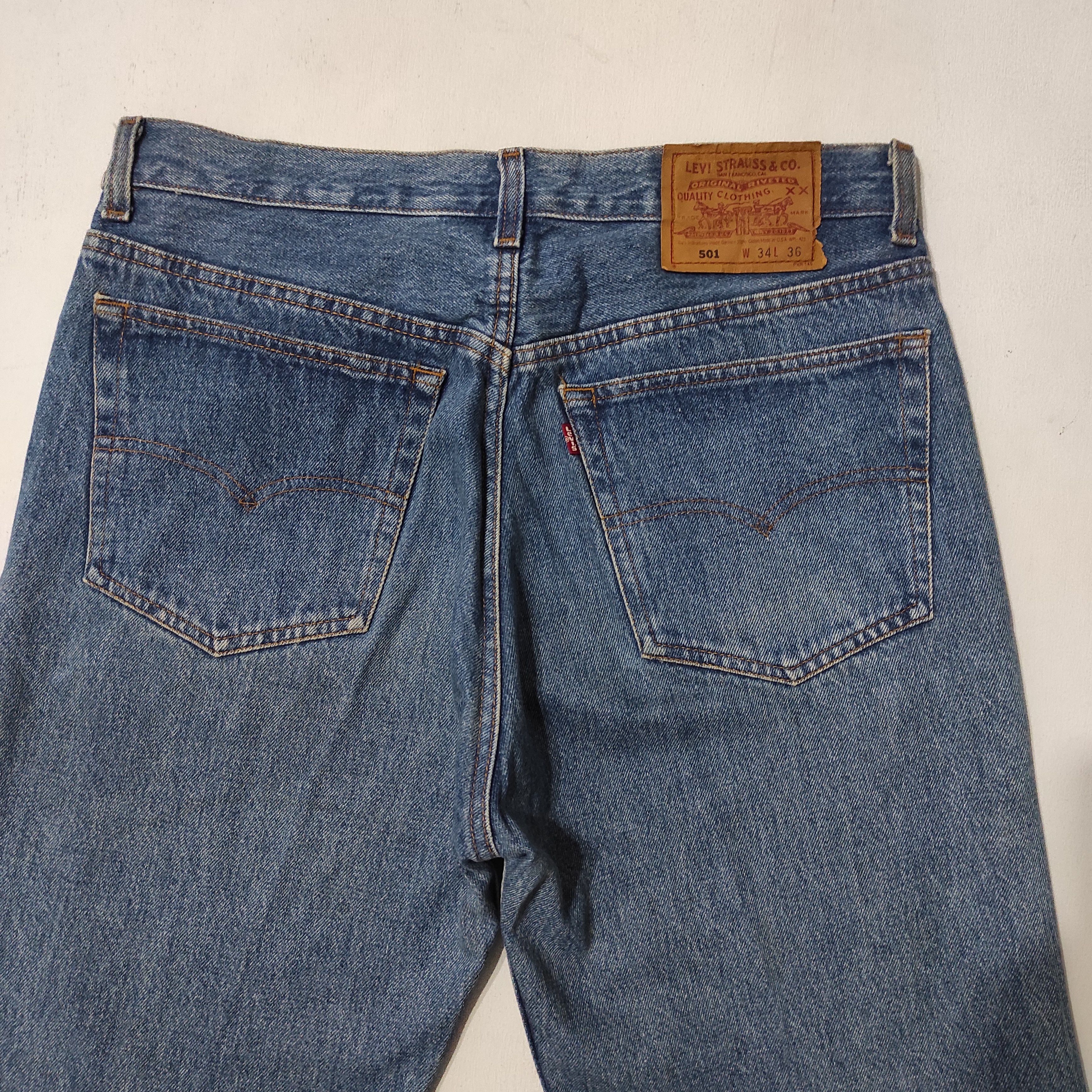 Levi's Vintage Levis 501 Denim Jeans made in USA Size US 32 / EU 48 - 14 Thumbnail