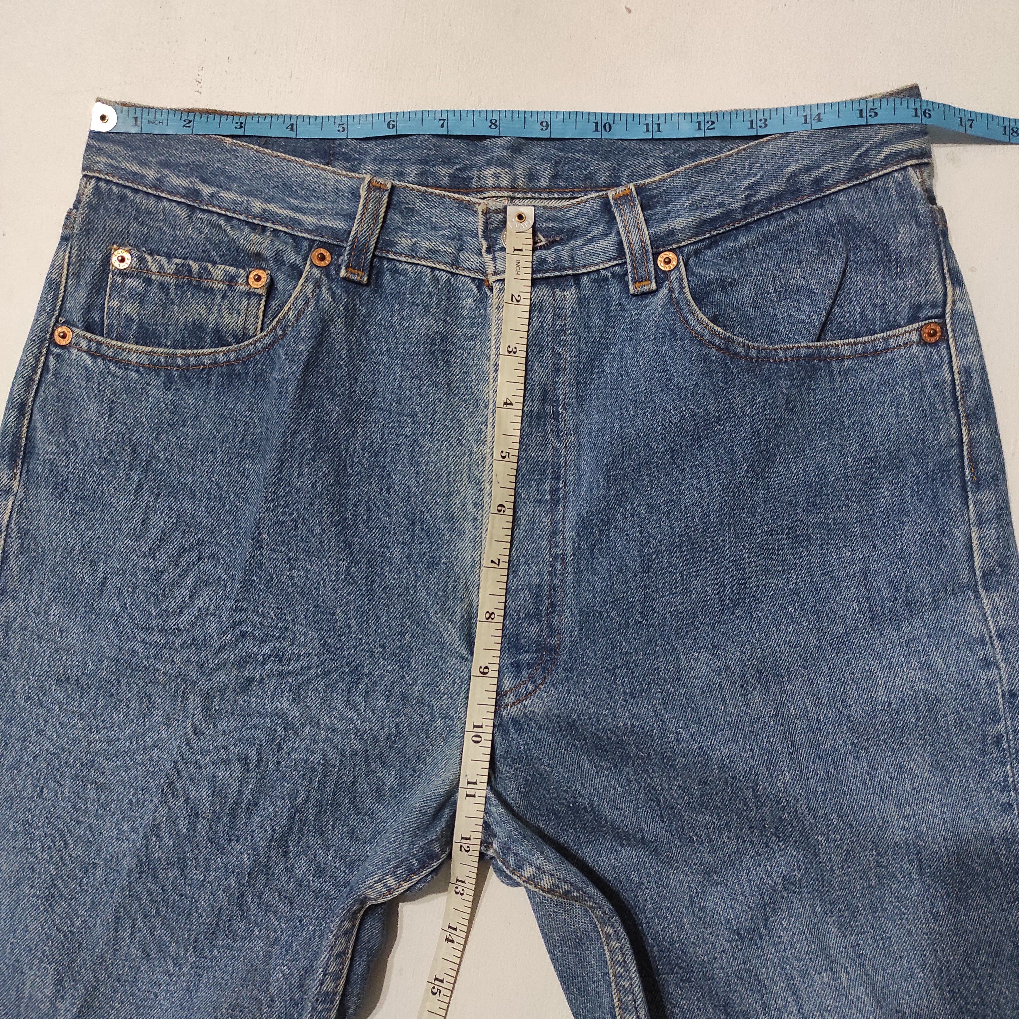 Levi's Vintage Levis 501 Denim Jeans made in USA Size US 32 / EU 48 - 17 Thumbnail