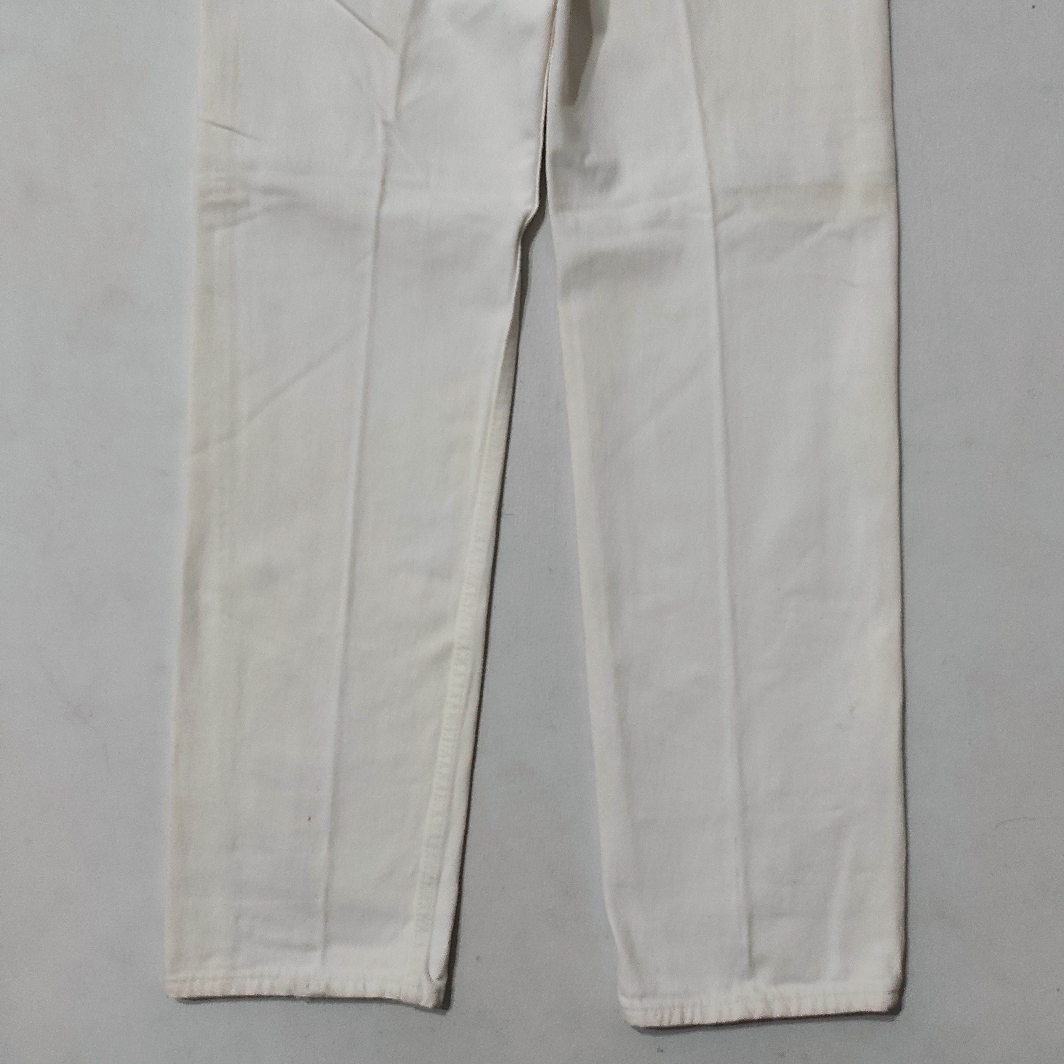 Levi's Vintage Levis 501 White Denim Jeans Made in USA Size US 32 / EU 48 - 15 Thumbnail