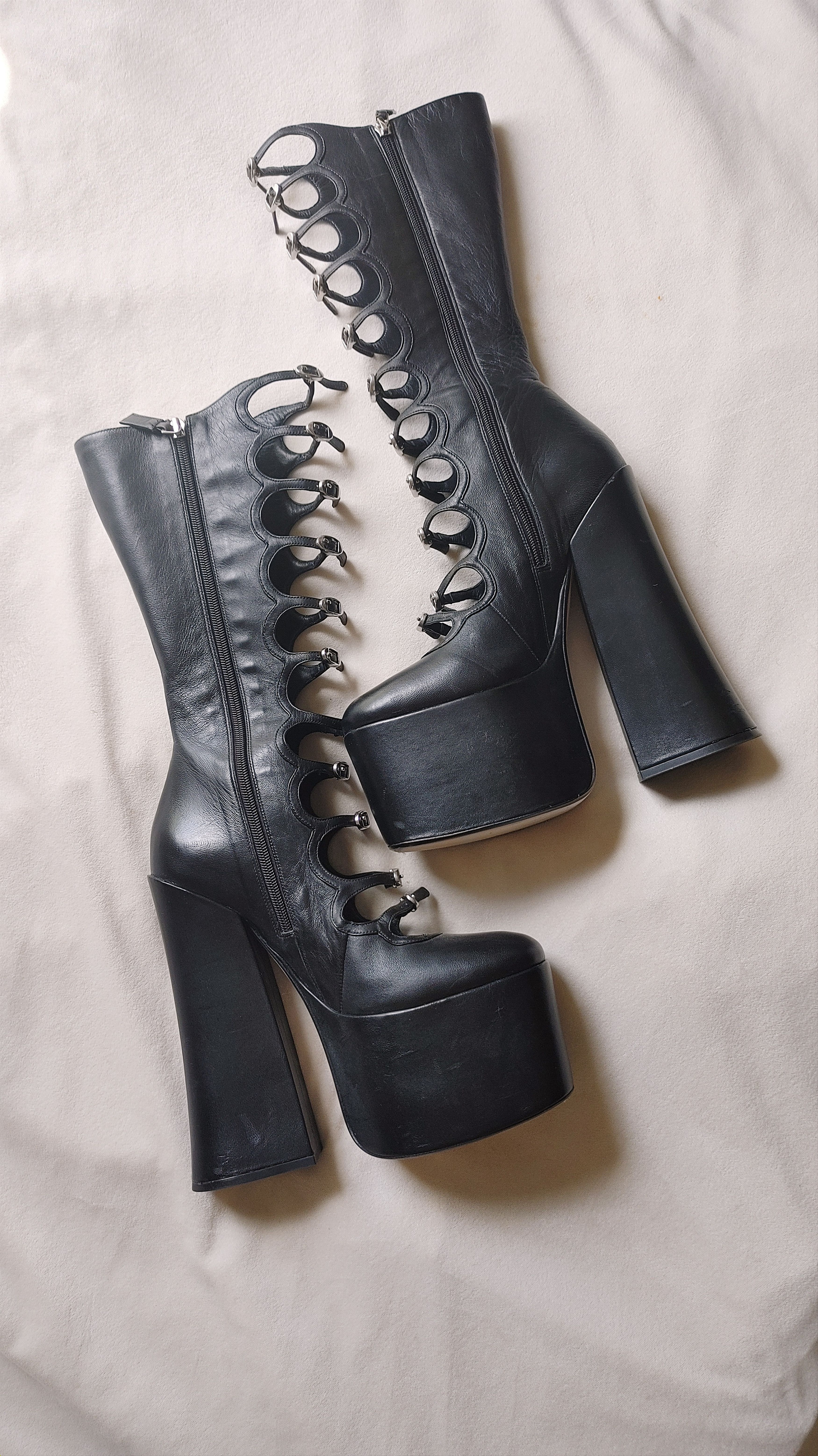 Marc Jacobs Marc Jacobs Heaven Kiki platform Boots | Grailed