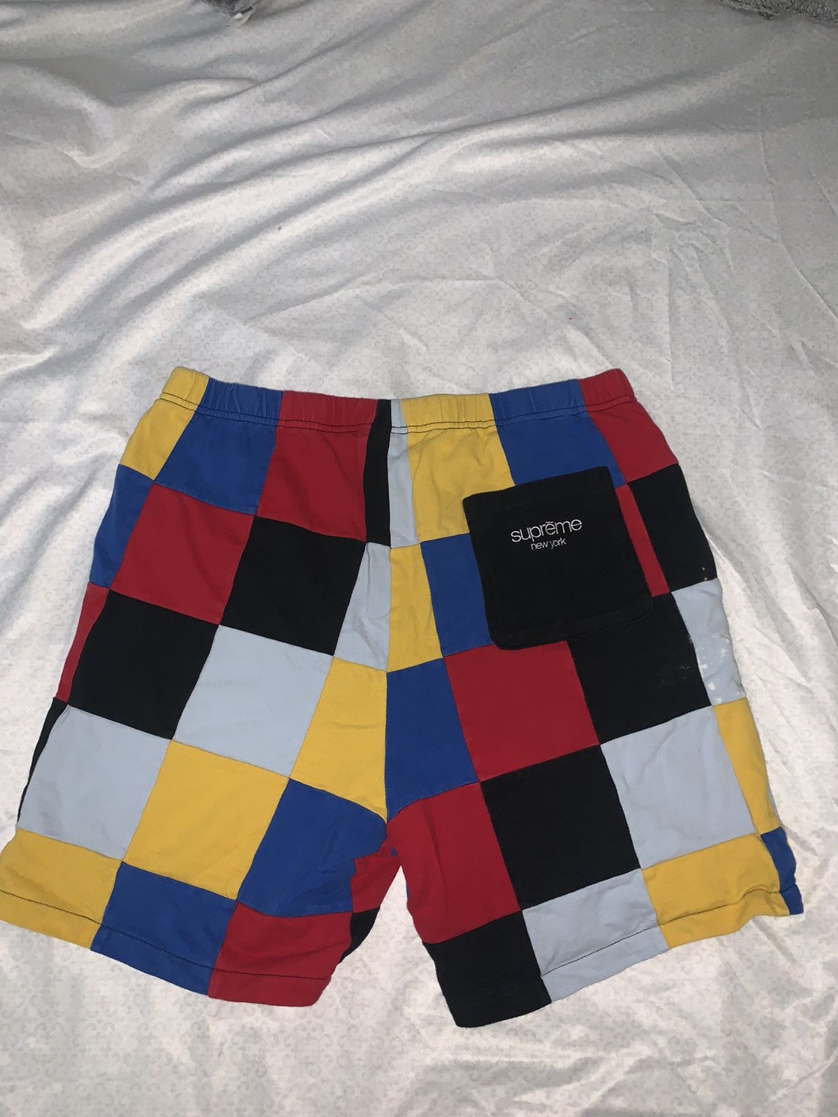 Supreme patchwork pique shorts online