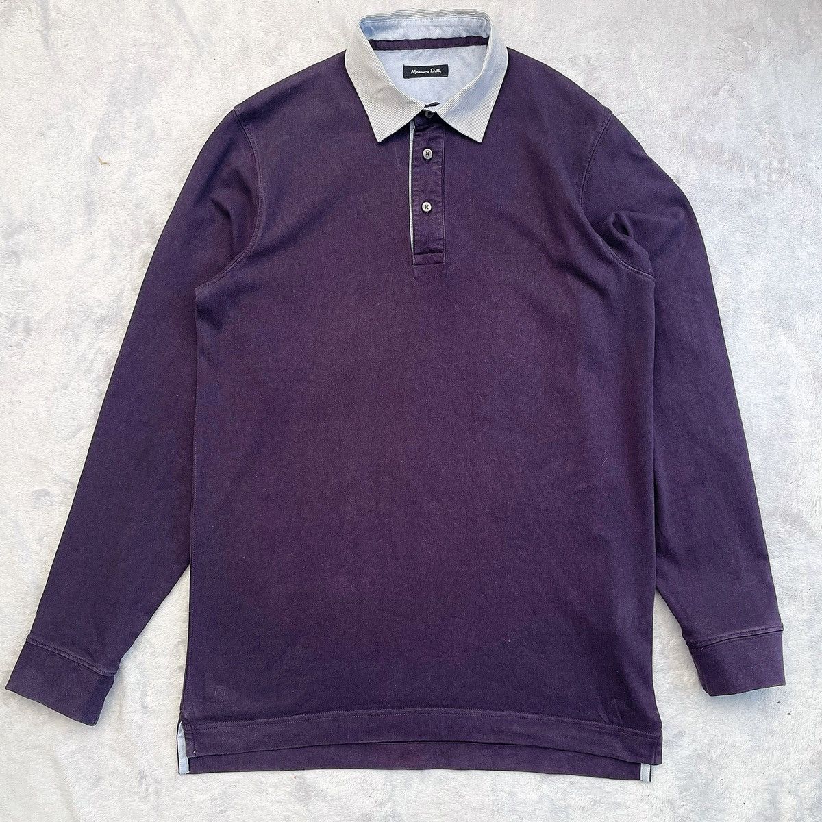 Massimo Dutti Massimo Dutti Collared Cotton Rugby Jumper | Grailed