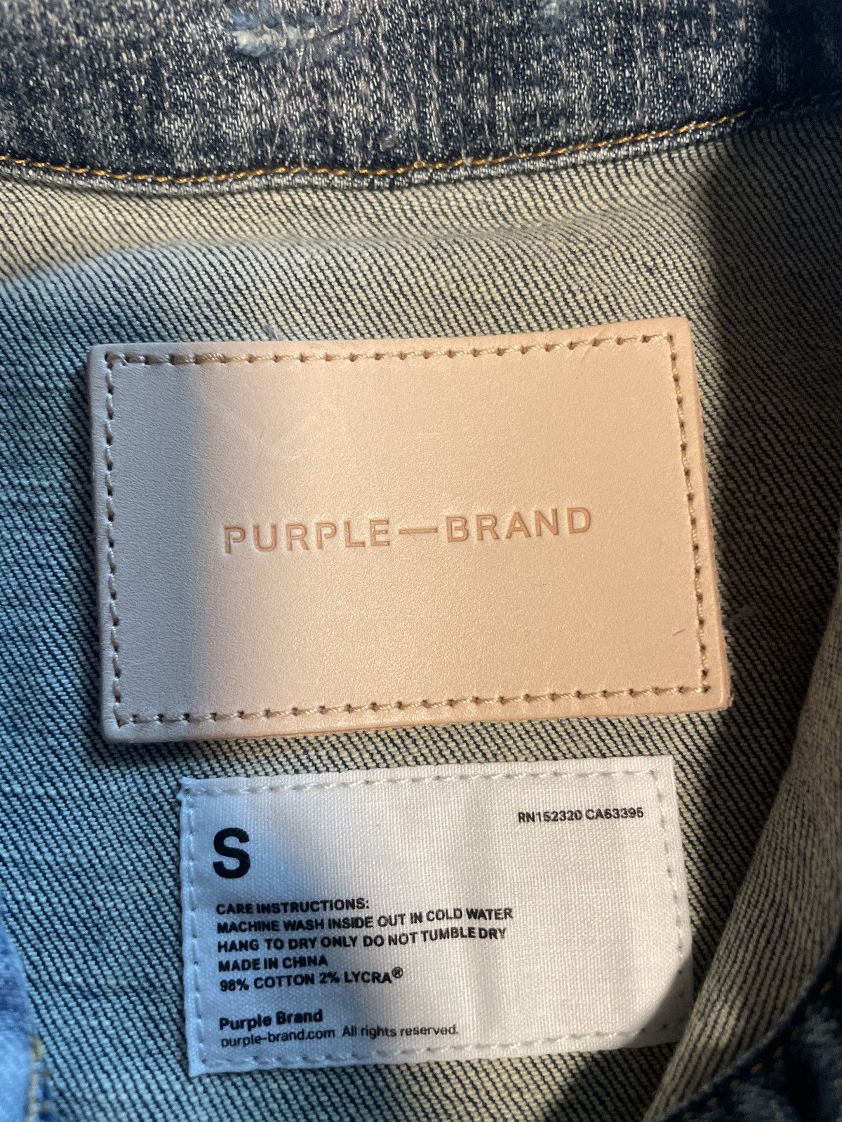 Purple Purple jean jacket Size US S / EU 44-46 / 1 - 2 Preview