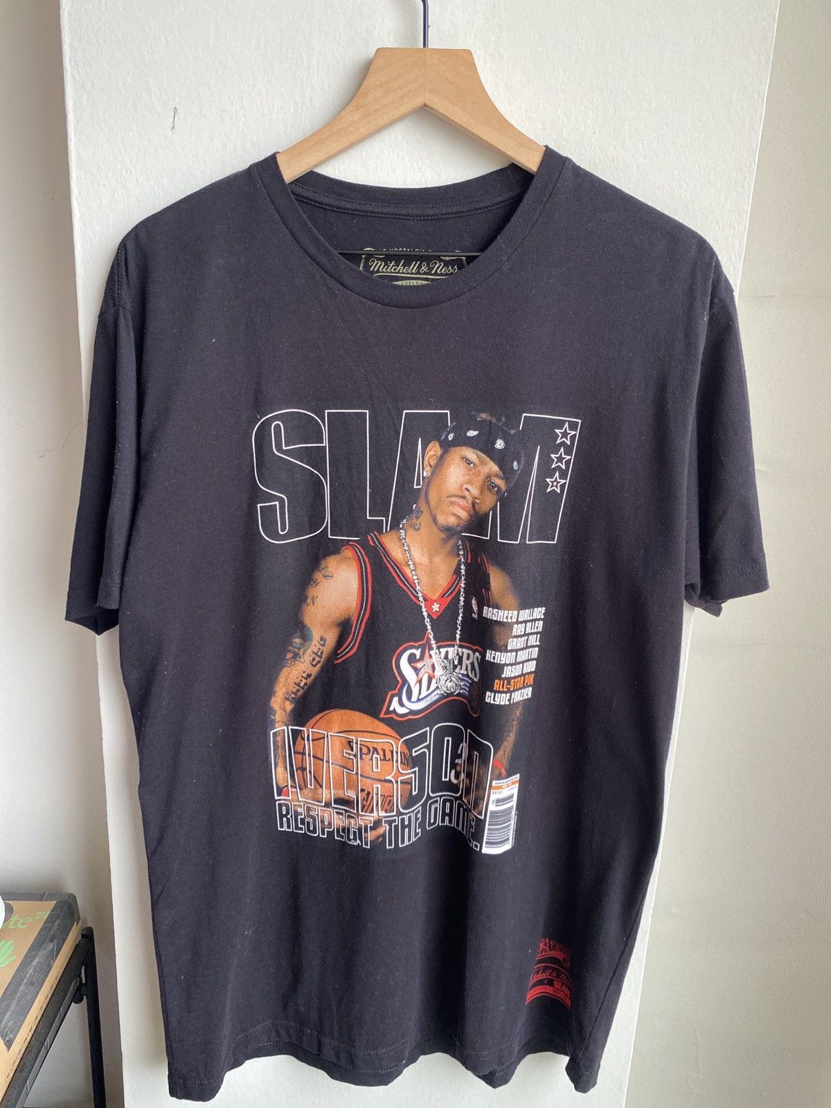 Mitchell & Ness Allen Iverson SLAM Magazine Tee | Grailed
