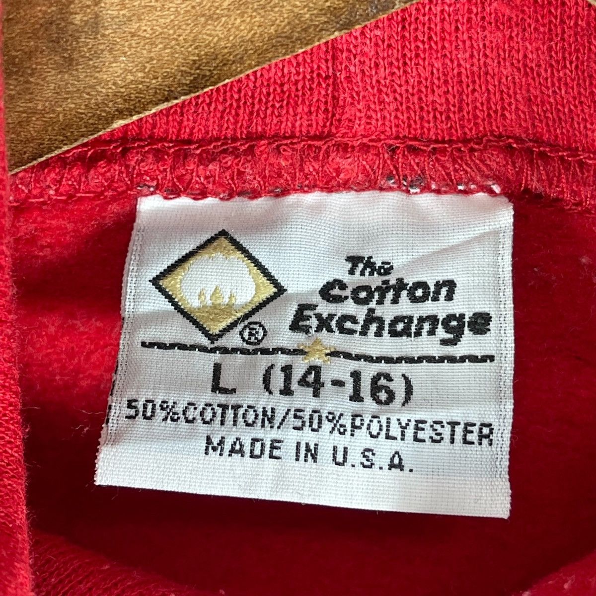 Vintage Wisconsin Hoodie Sweater Red Made in USA Pullover