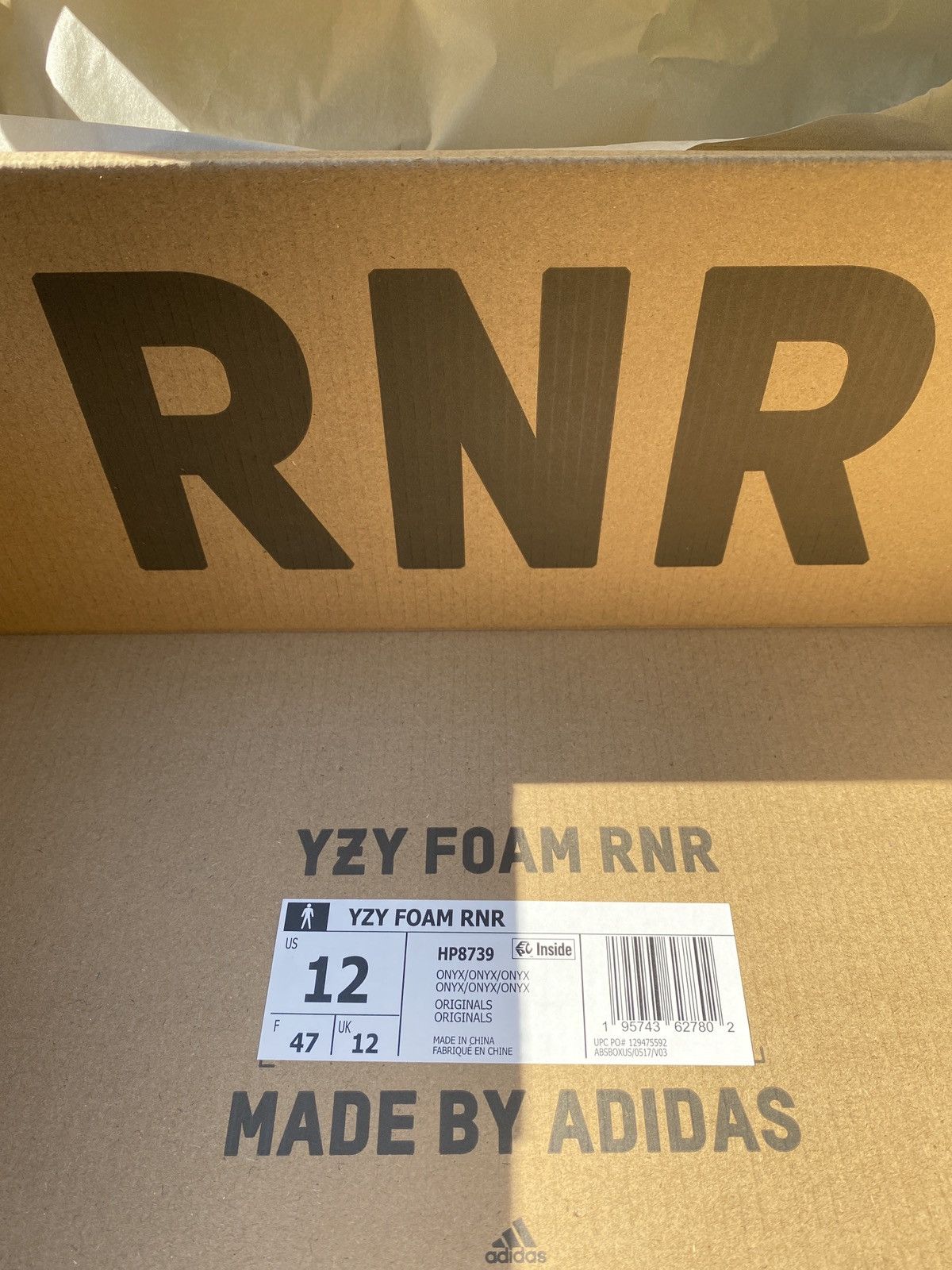 Adidas Adidas Yeezy Foam Runner ‘RNR’ “Oynx” 2022 Size US 12 / EU 45 - 11 Preview
